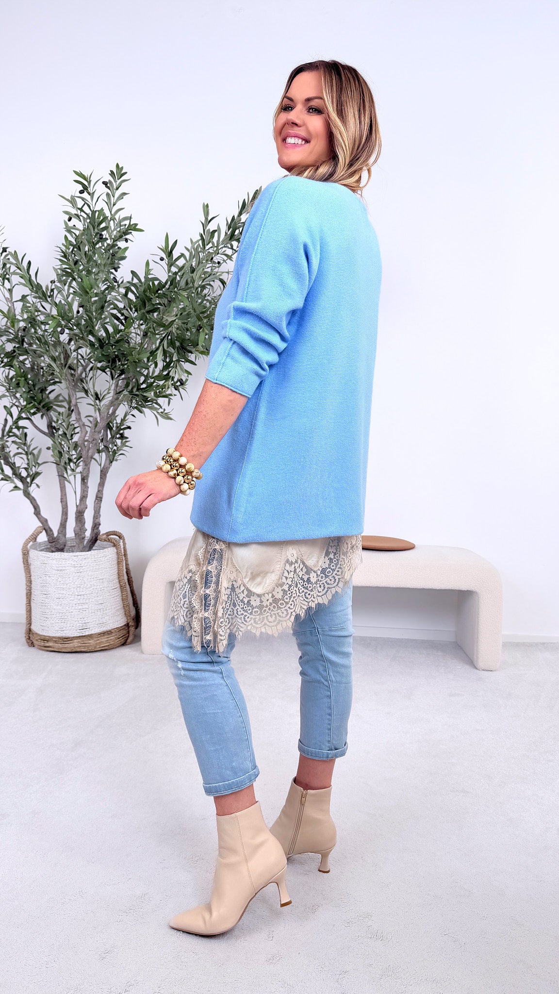 Pullover Silent Elegance *Blau*