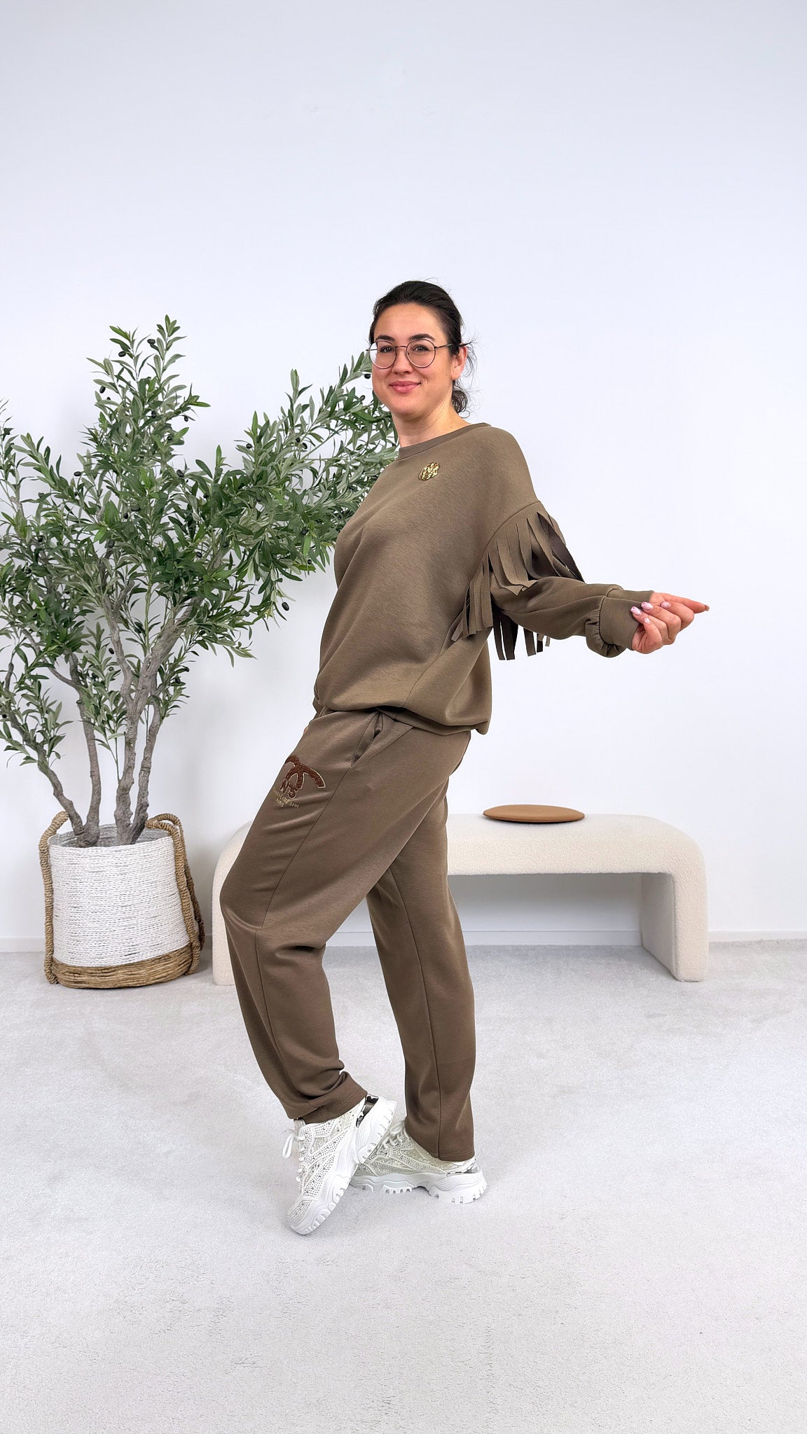 Sweatshirt Rose *Taupe*