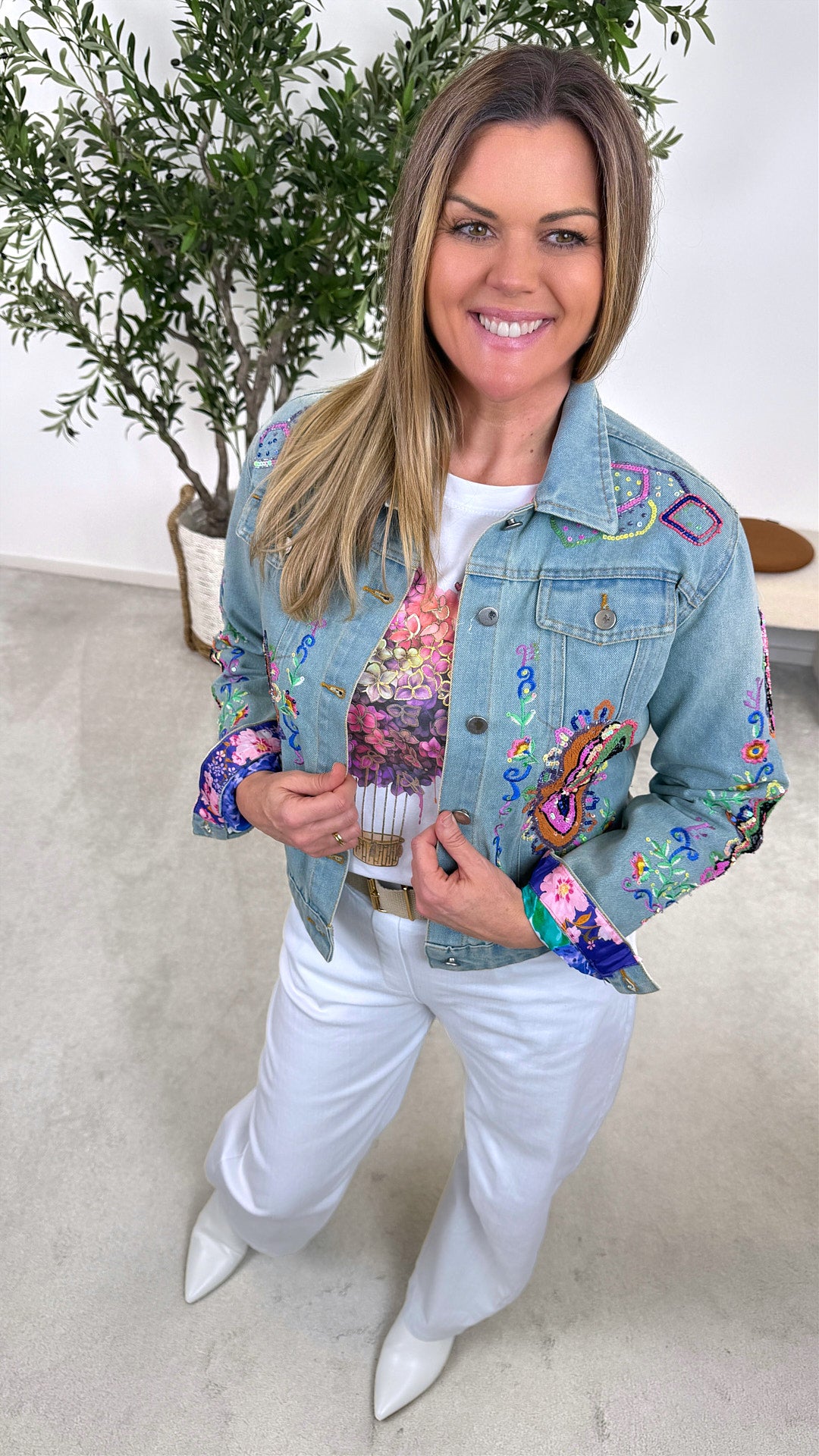 Jeansjacke Artistic Spirit