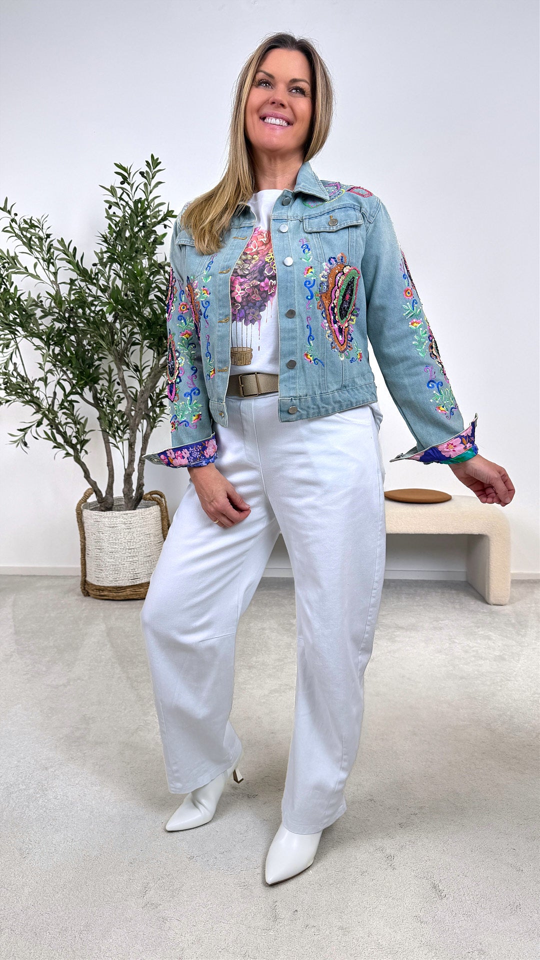 Jeansjacke Artistic Spirit