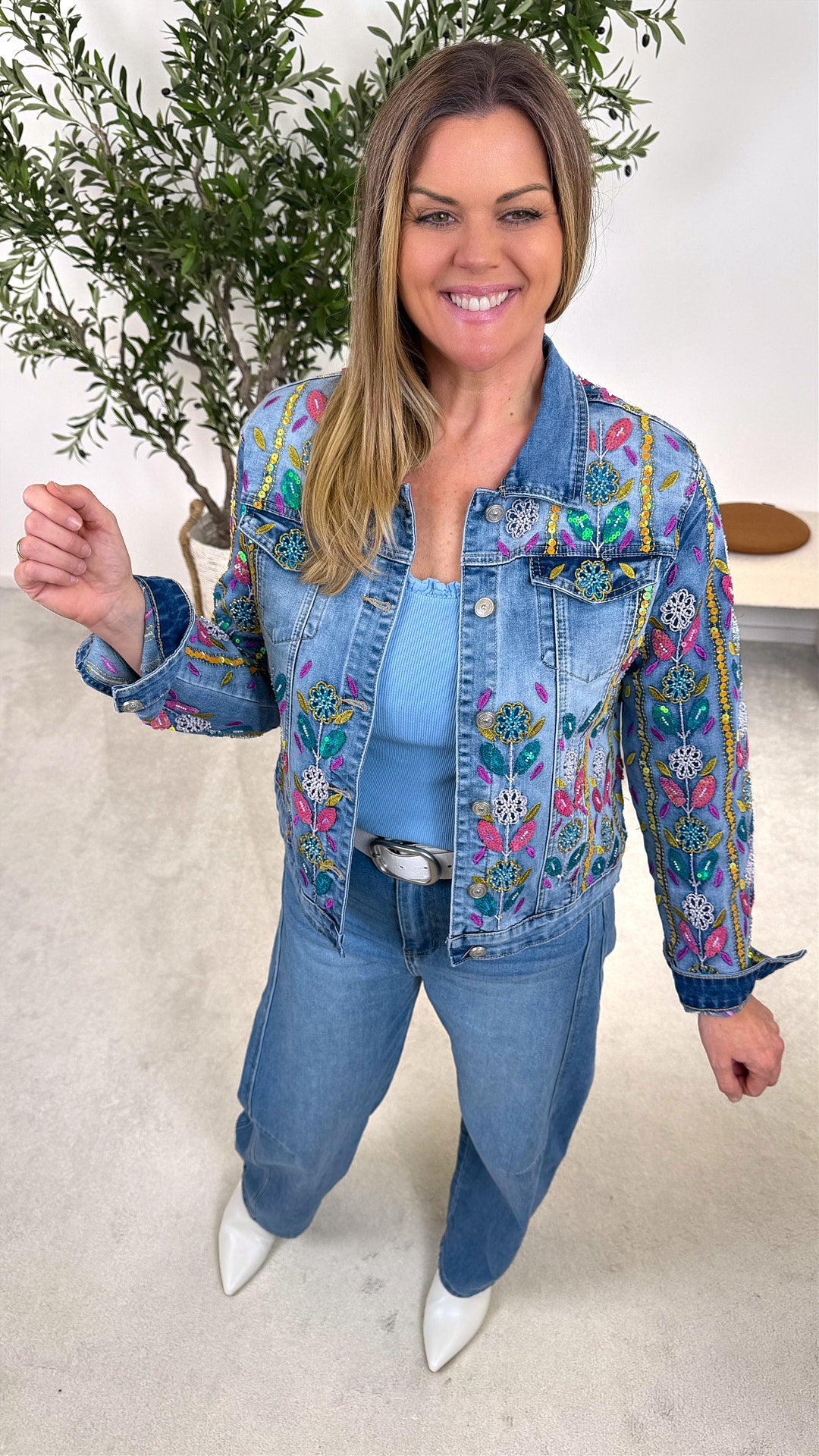 Jeansjacke Boho Spark