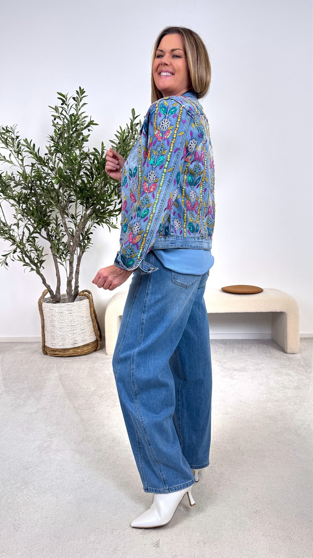 Jeansjacke Boho Spark