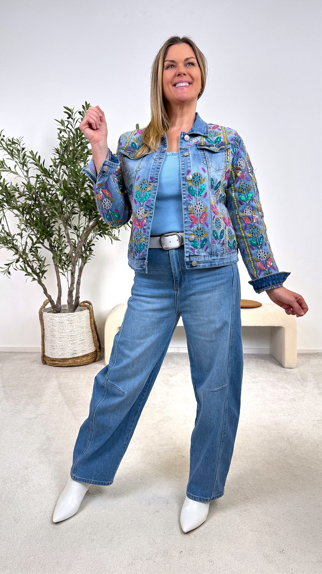 Jeansjacke Boho Spark