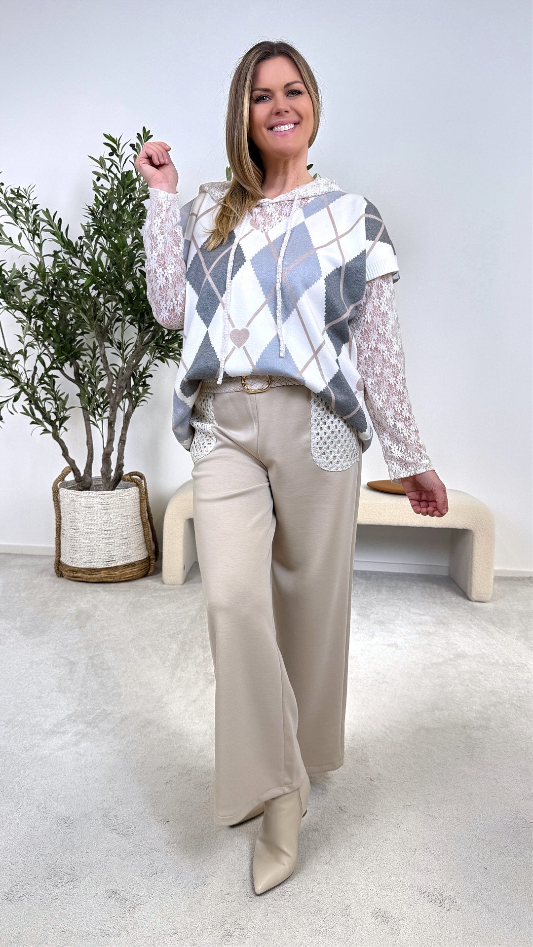 Sweathose Femme Sport *Beige*