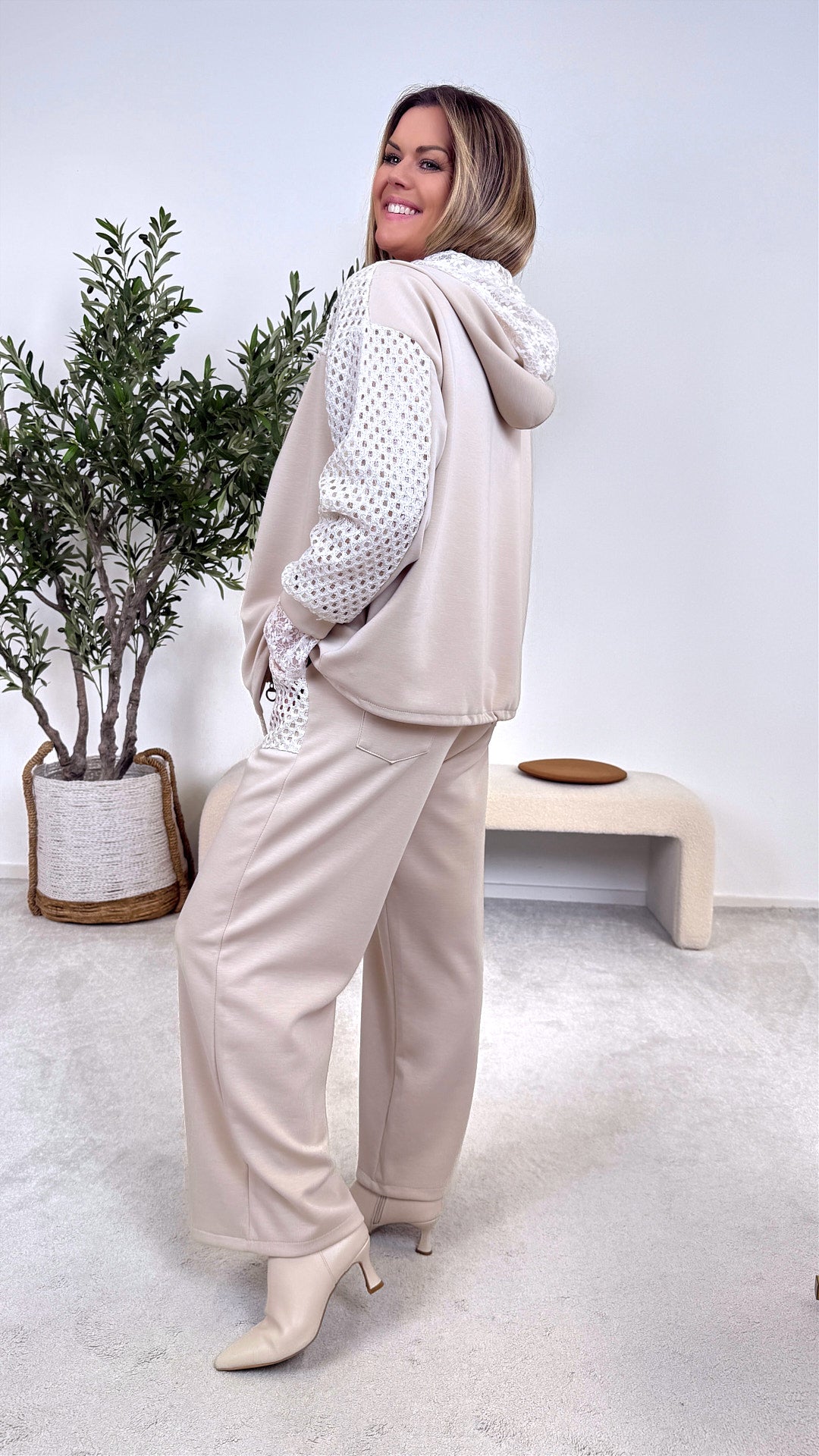 Sweathose Femme Sport *Beige*