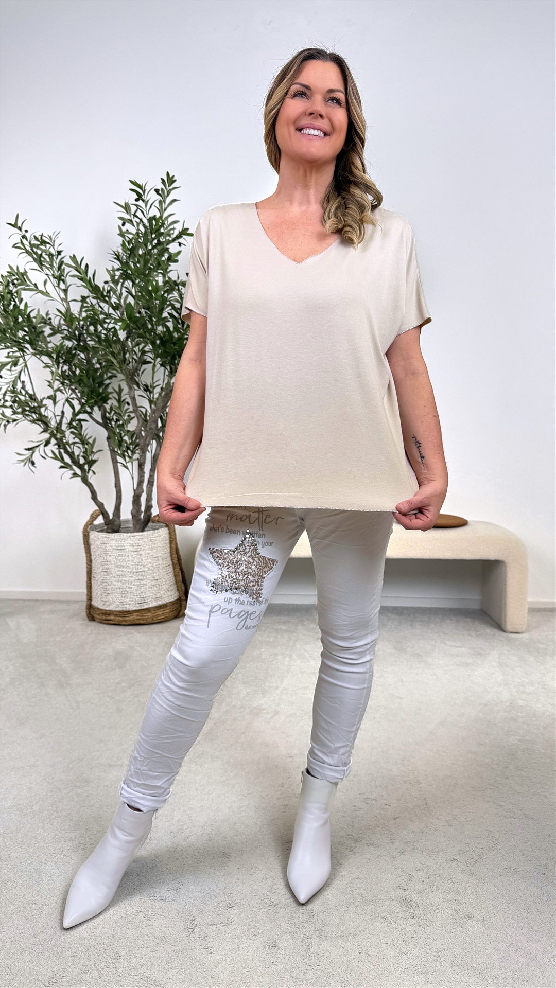 T-Shirt Relax Basic *Beige*