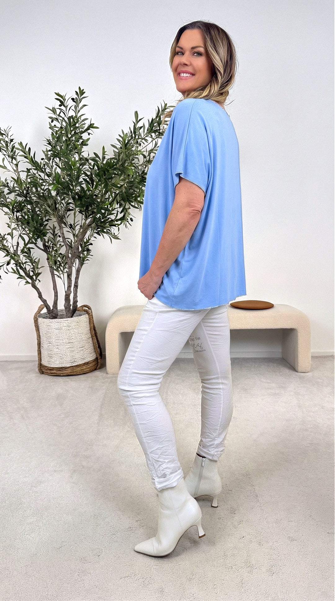 T-Shirt Relax Basic *Hellblau*