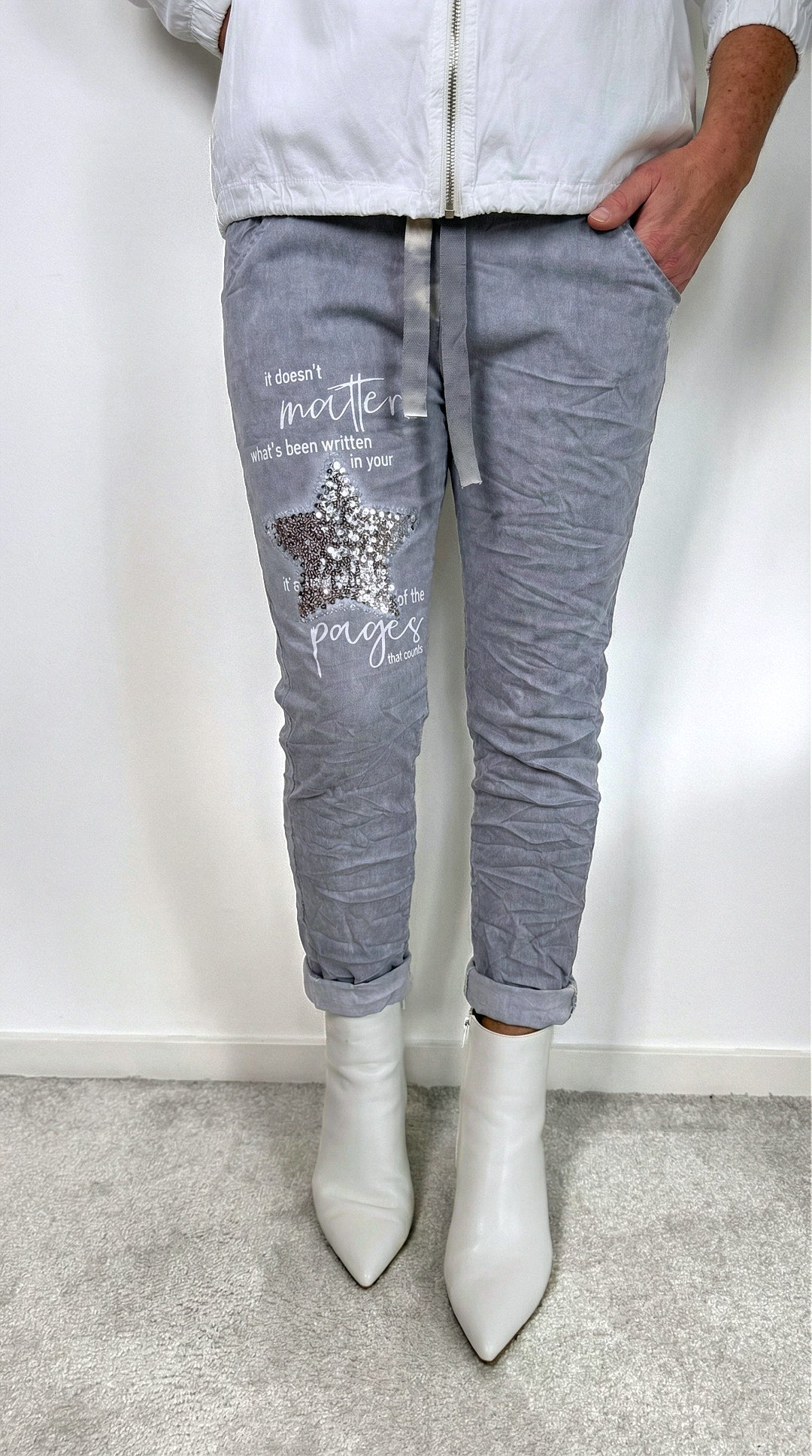 Jogpants Shine Anyway *Grau*