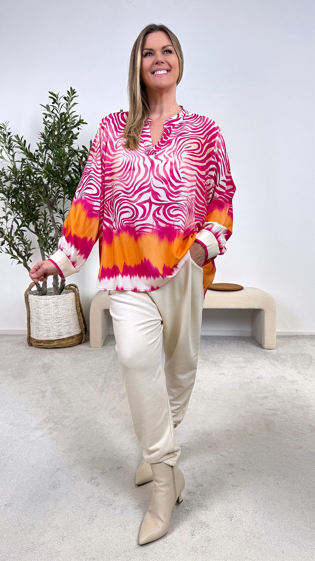 Blusenshirt Zebra Soul *Pink*