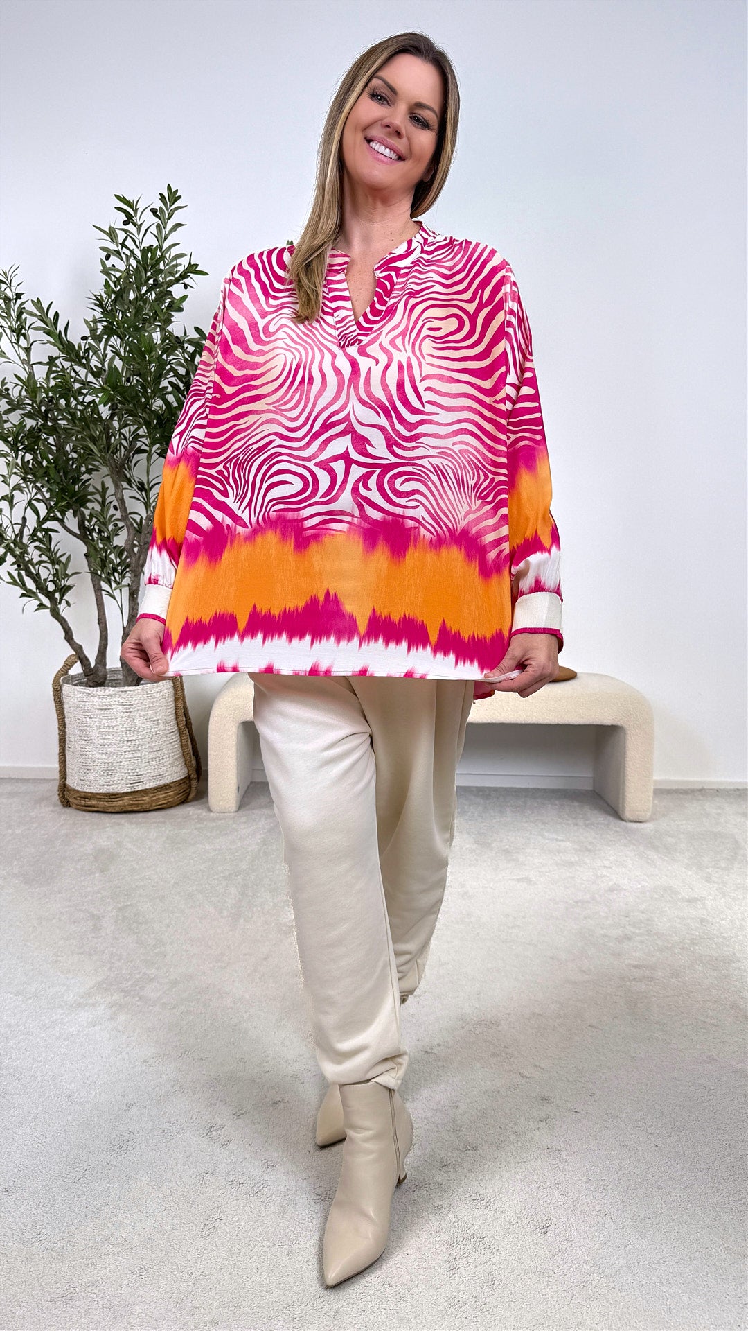 Blusenshirt Zebra Soul *Pink*