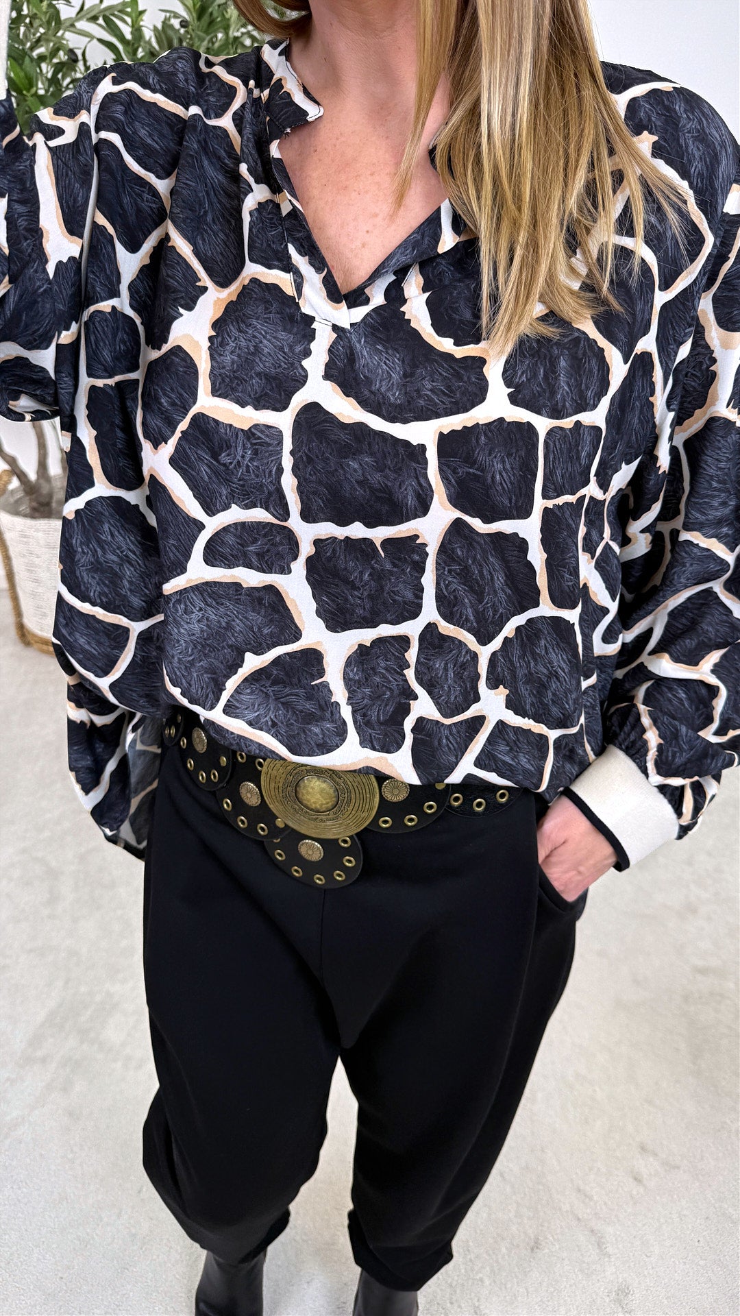 Blusenshirt Element *Schwarz*