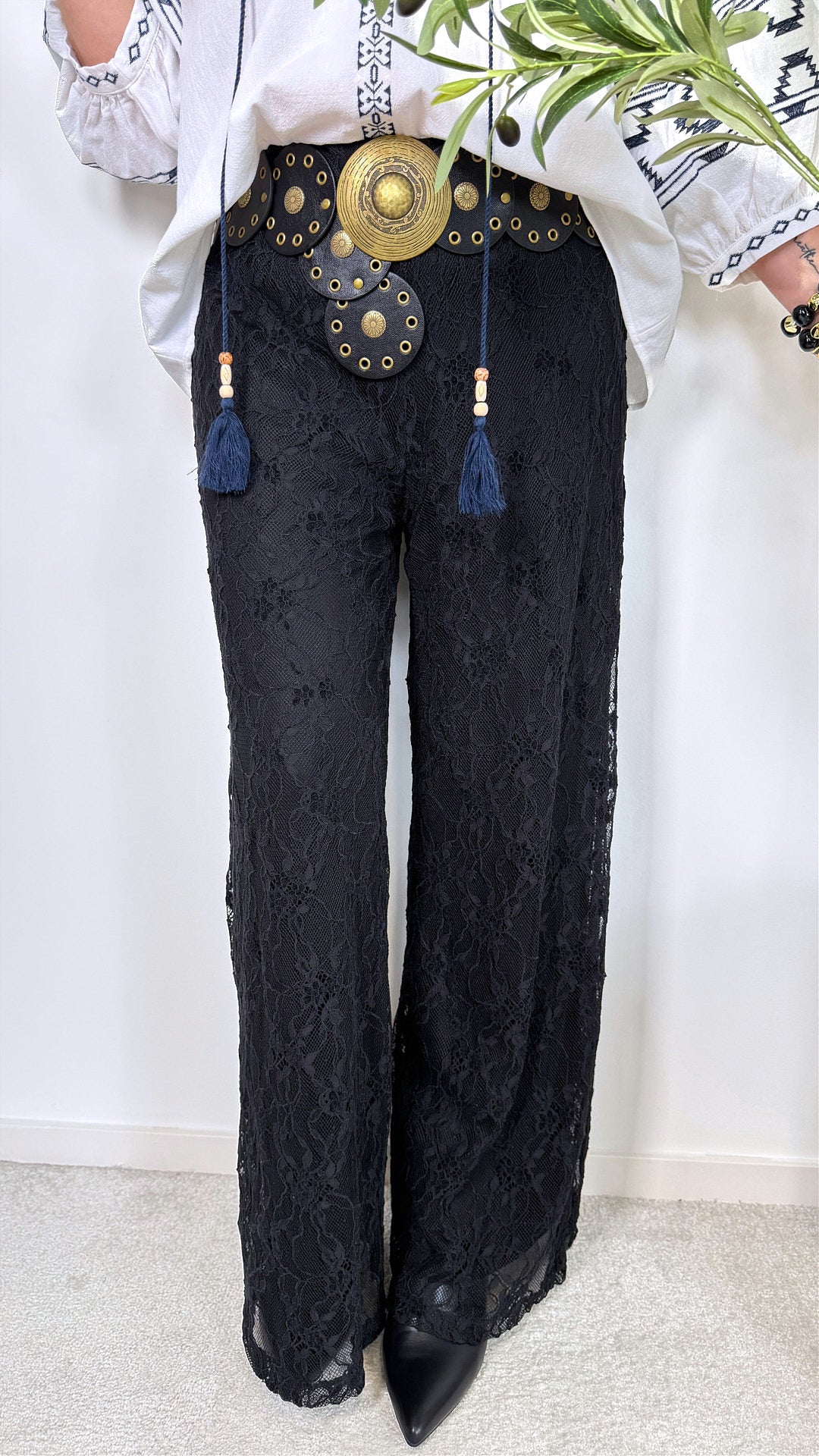 Spitzen-Hose Poem *Schwarz*