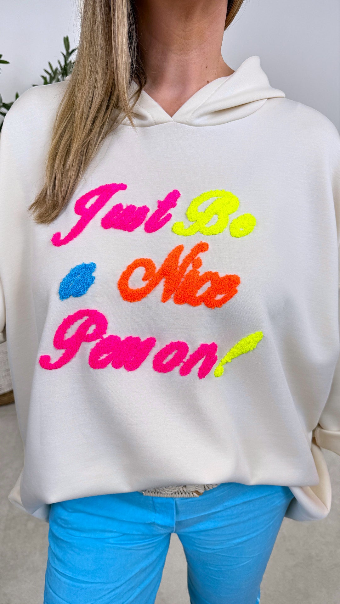 Hoodie Bold Soul *Creme*