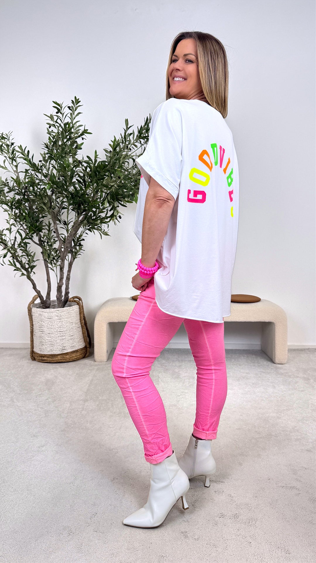 T-Shirt Positive Mood *Weiß*