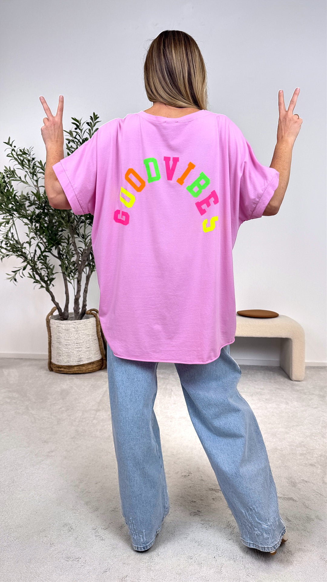 T-Shirt Positive Mood *Rosa*
