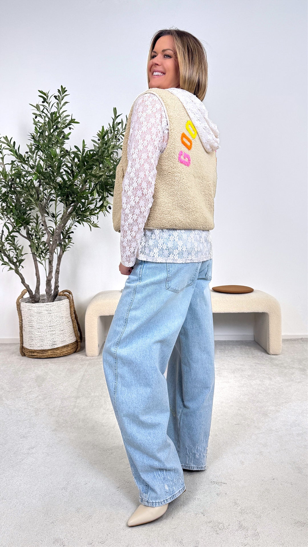 Weste Happy Energy *Camel-Hell*