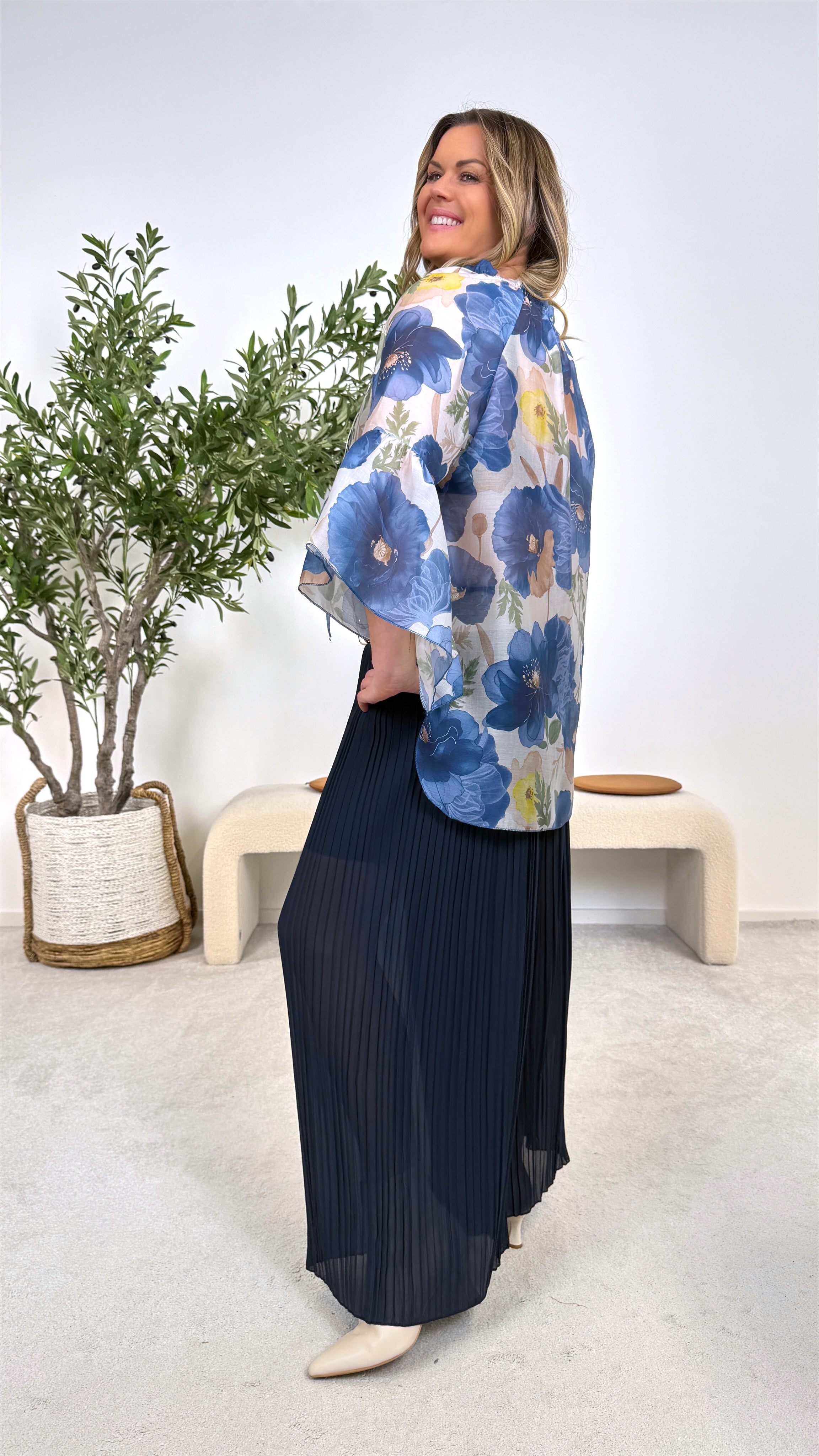 Culotte Hose Flowing Ease *Dunkelblau* (lieferbar ab 13.3.26)