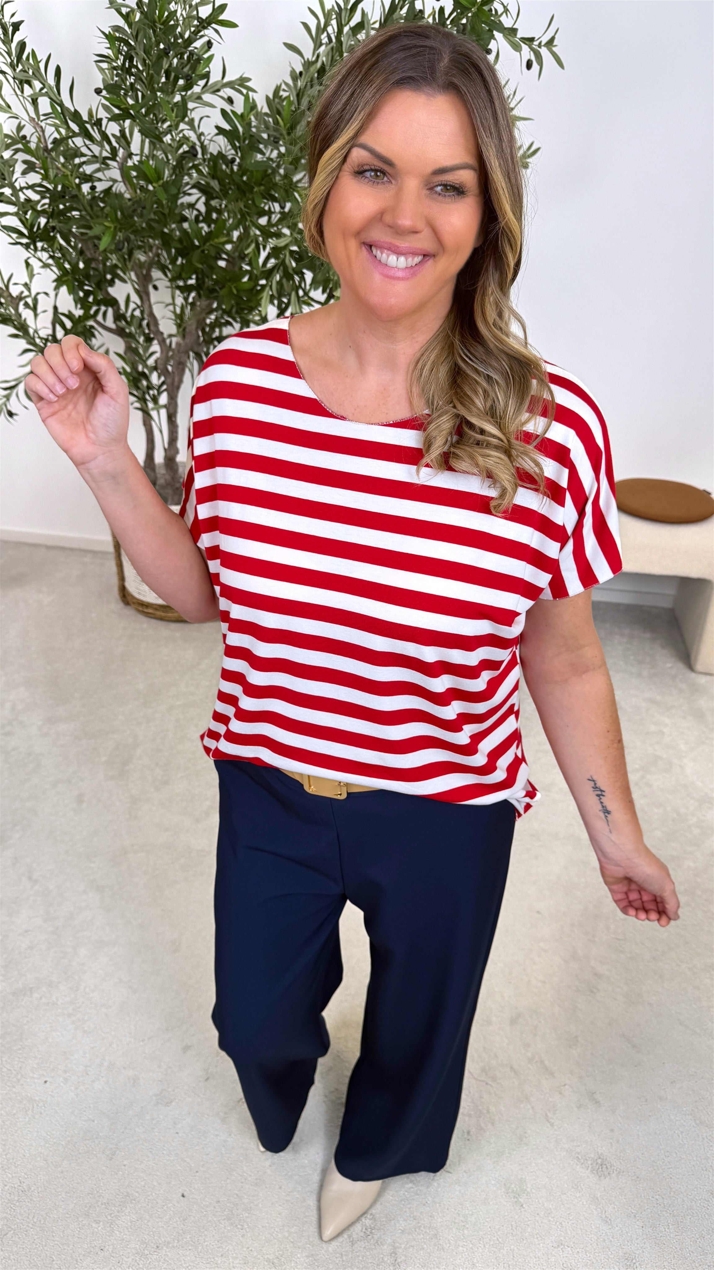 T-Shirt Coastal Chic *Rot*