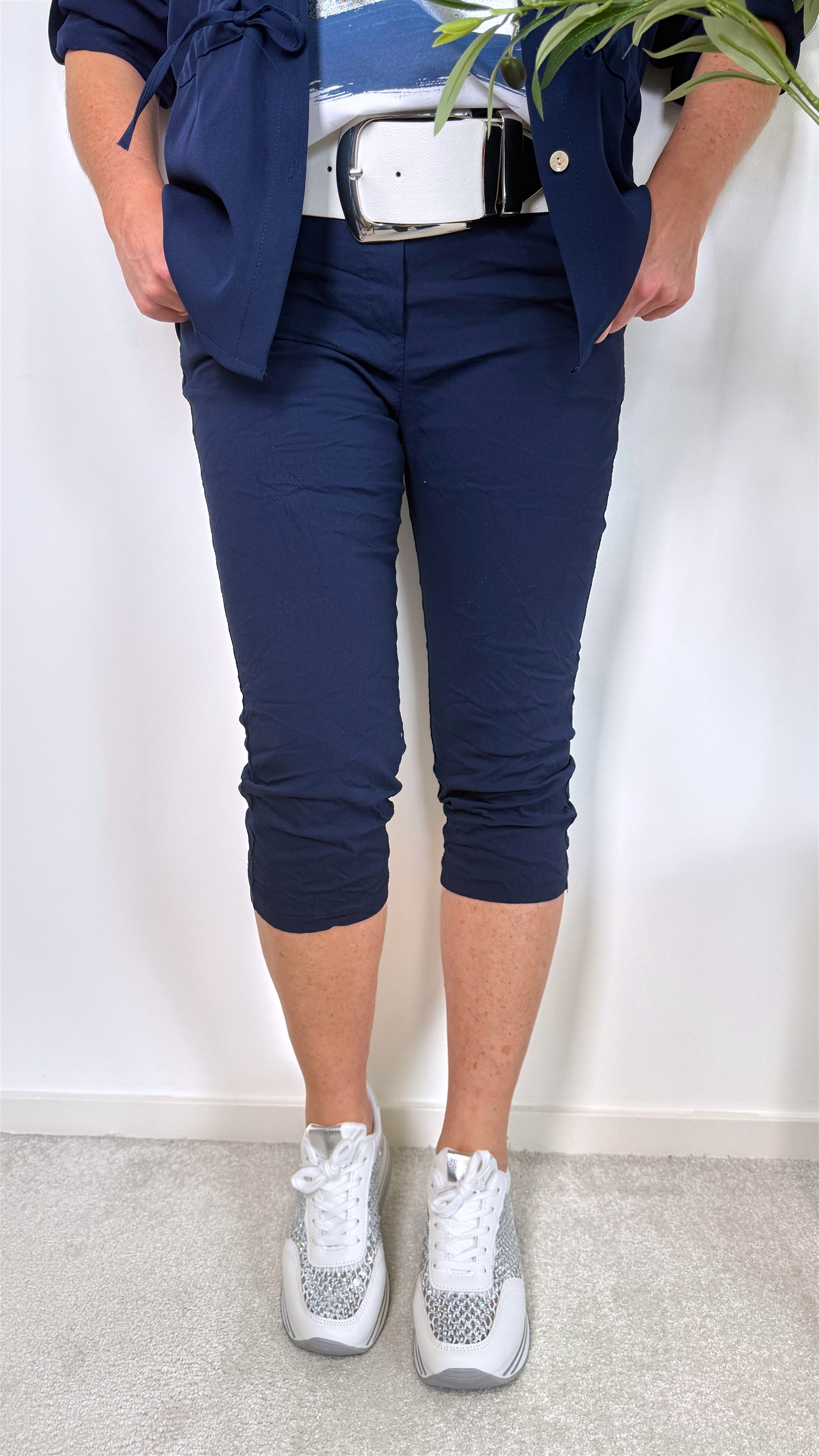 Capri Hose Summer Comfort *Dunkelblau* (lieferbar ab 13.3.26)