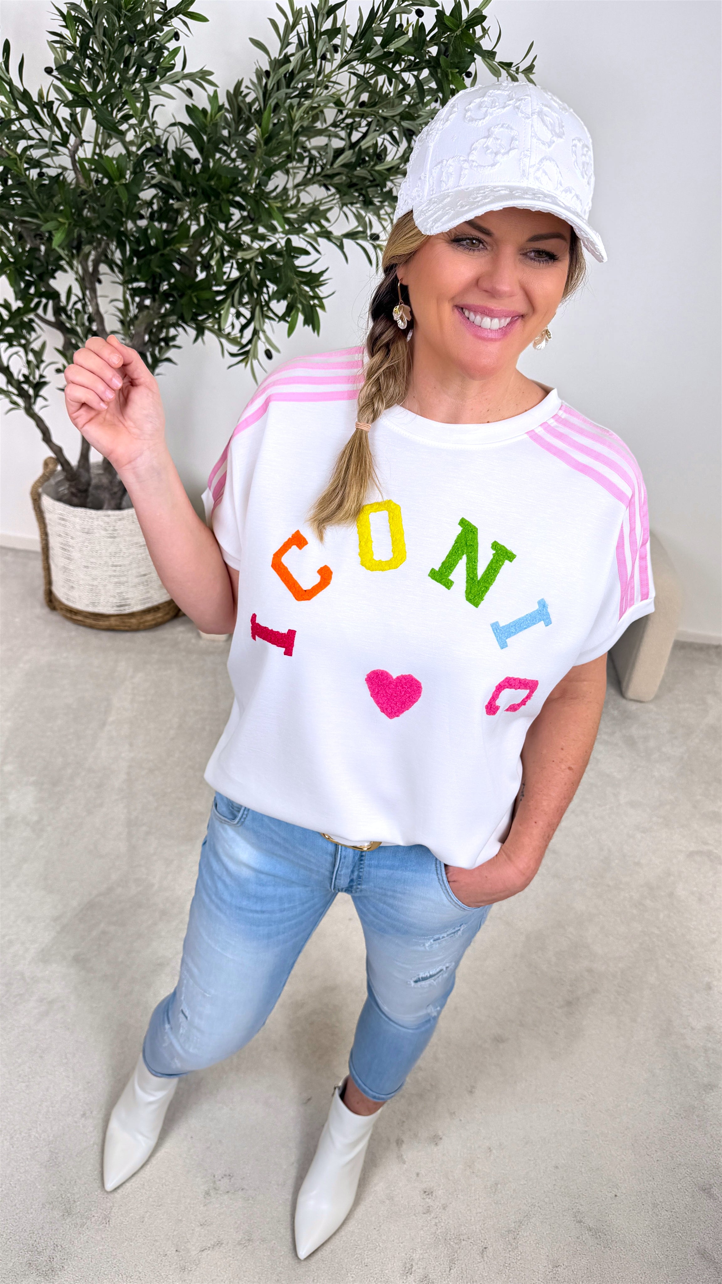 T-Shirt Color Love *Weiß*