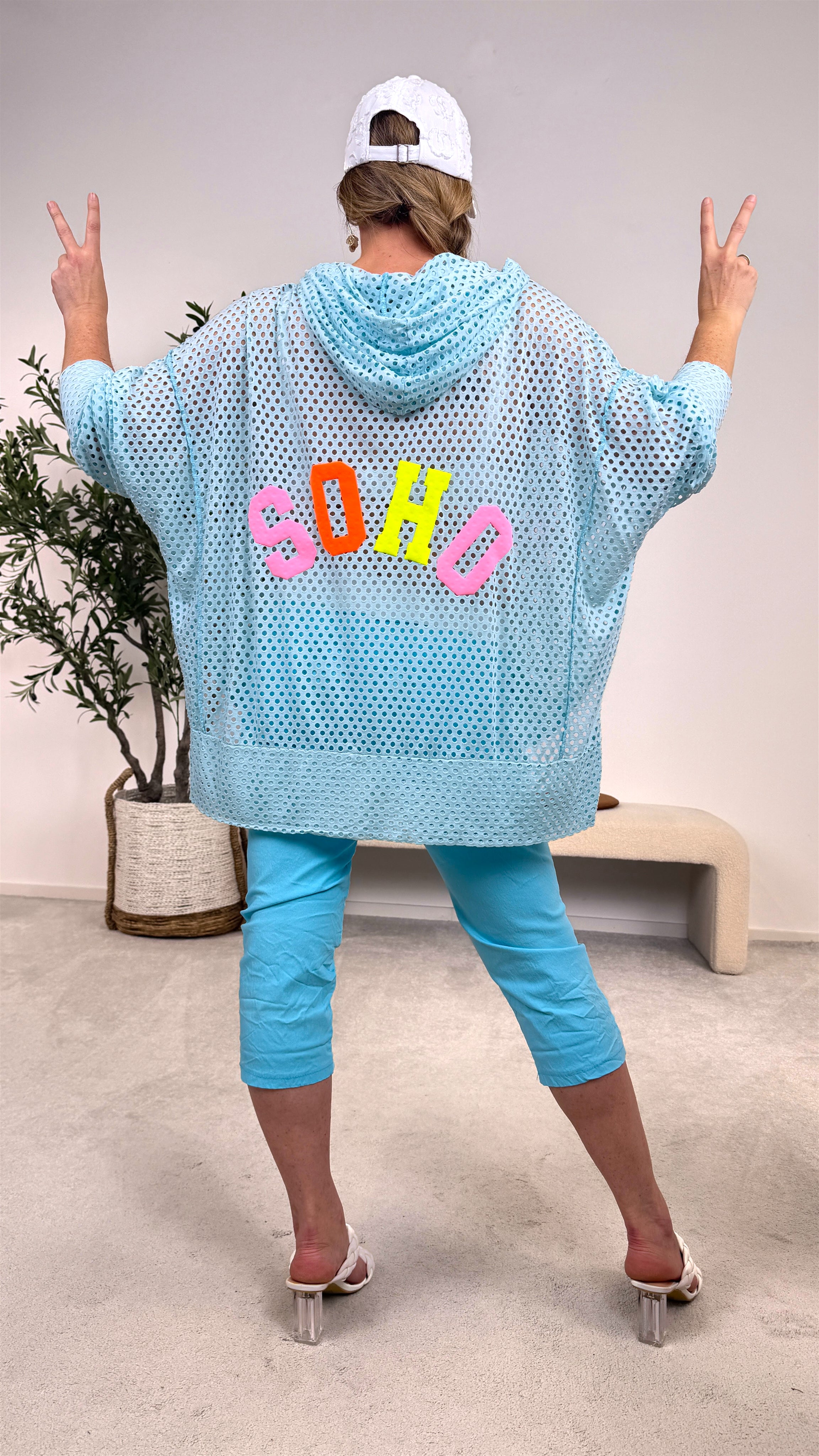 Hoodie Wild Attitude *Blau*