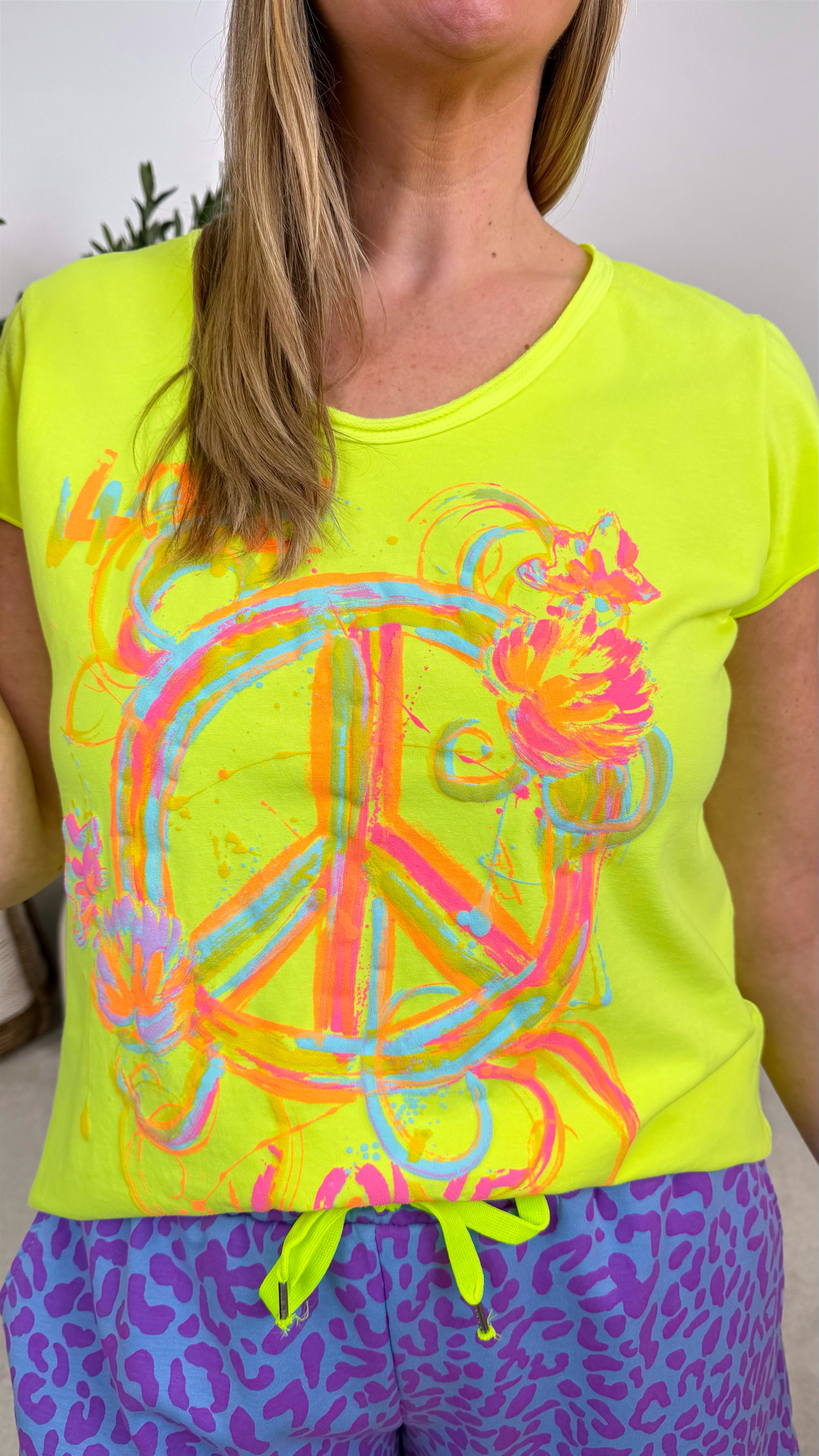 T-Shirt Freedom Style *Neon Gelb*