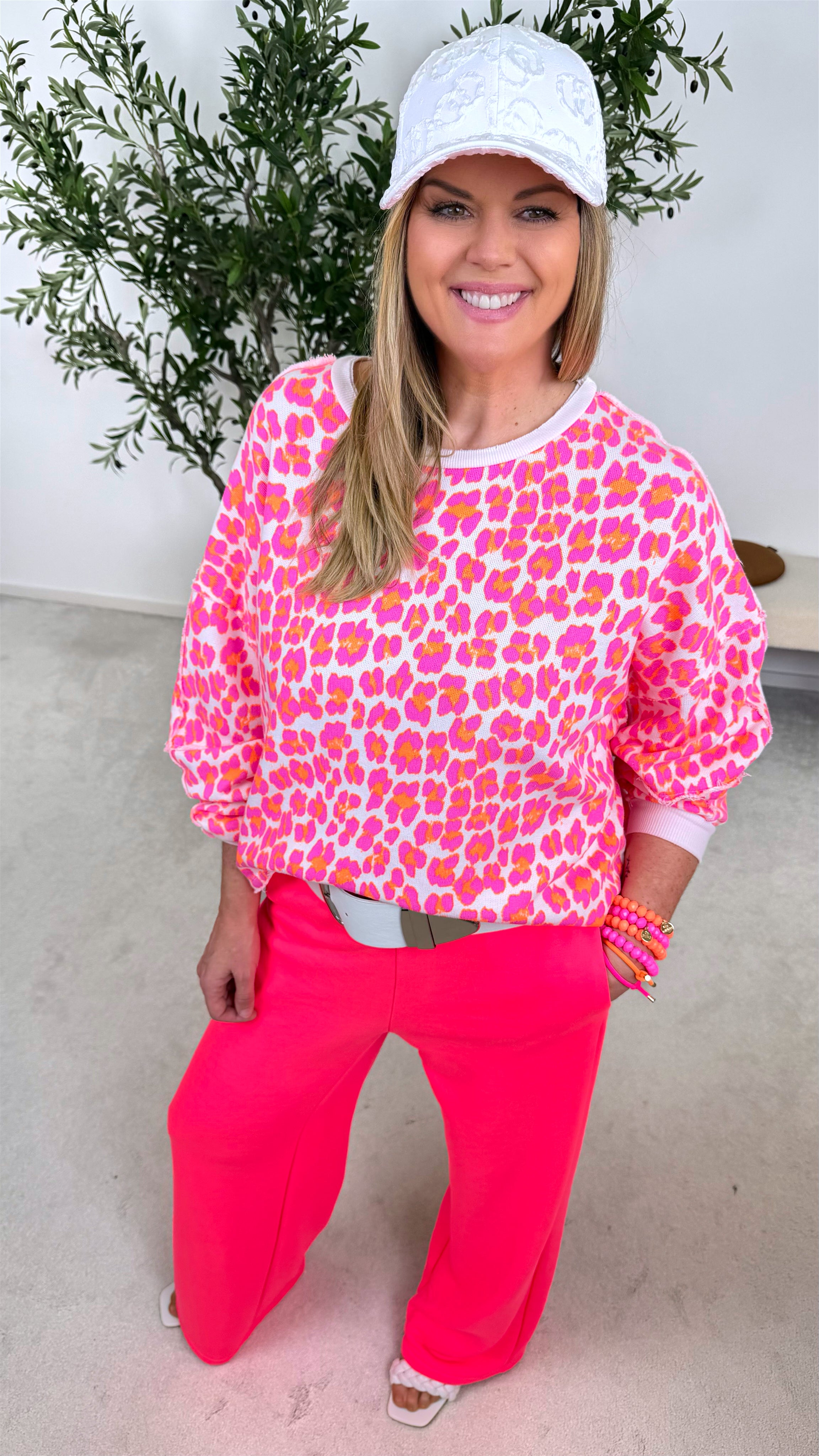 Sweatshirt Wild & Soft *Pink/Weiß*