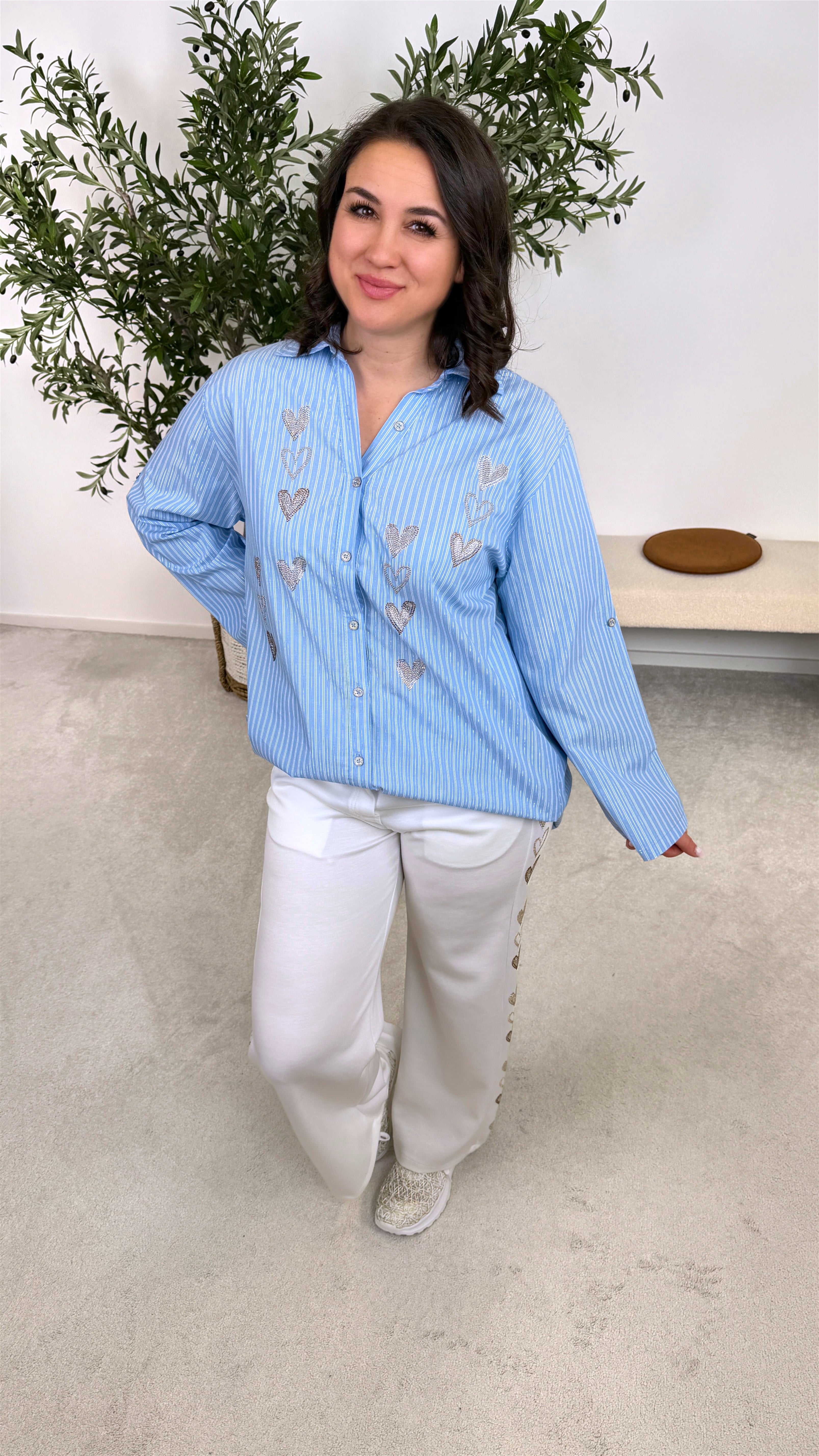 Long-Bluse Pure Love Look