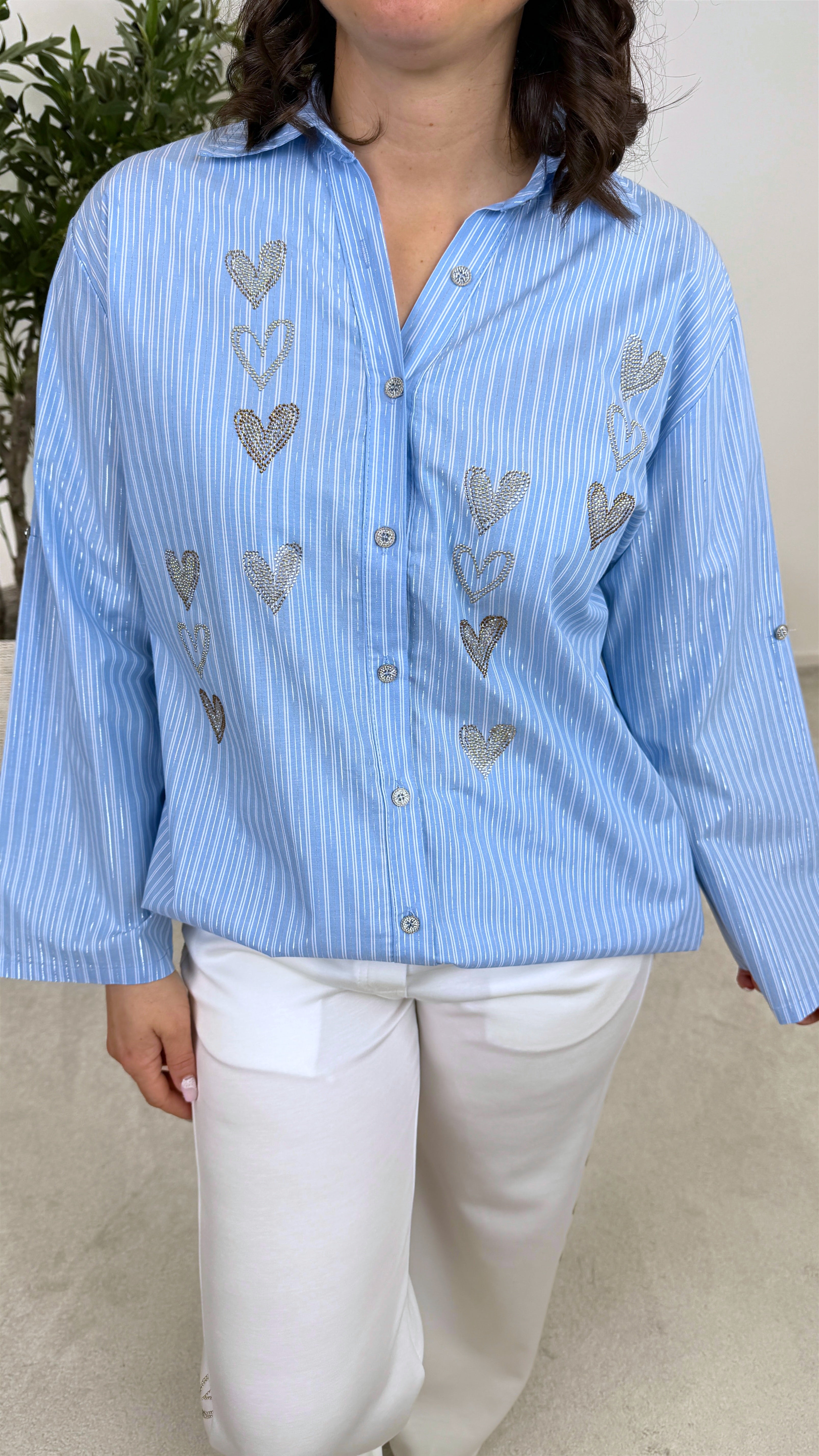 Long-Bluse Pure Love Look