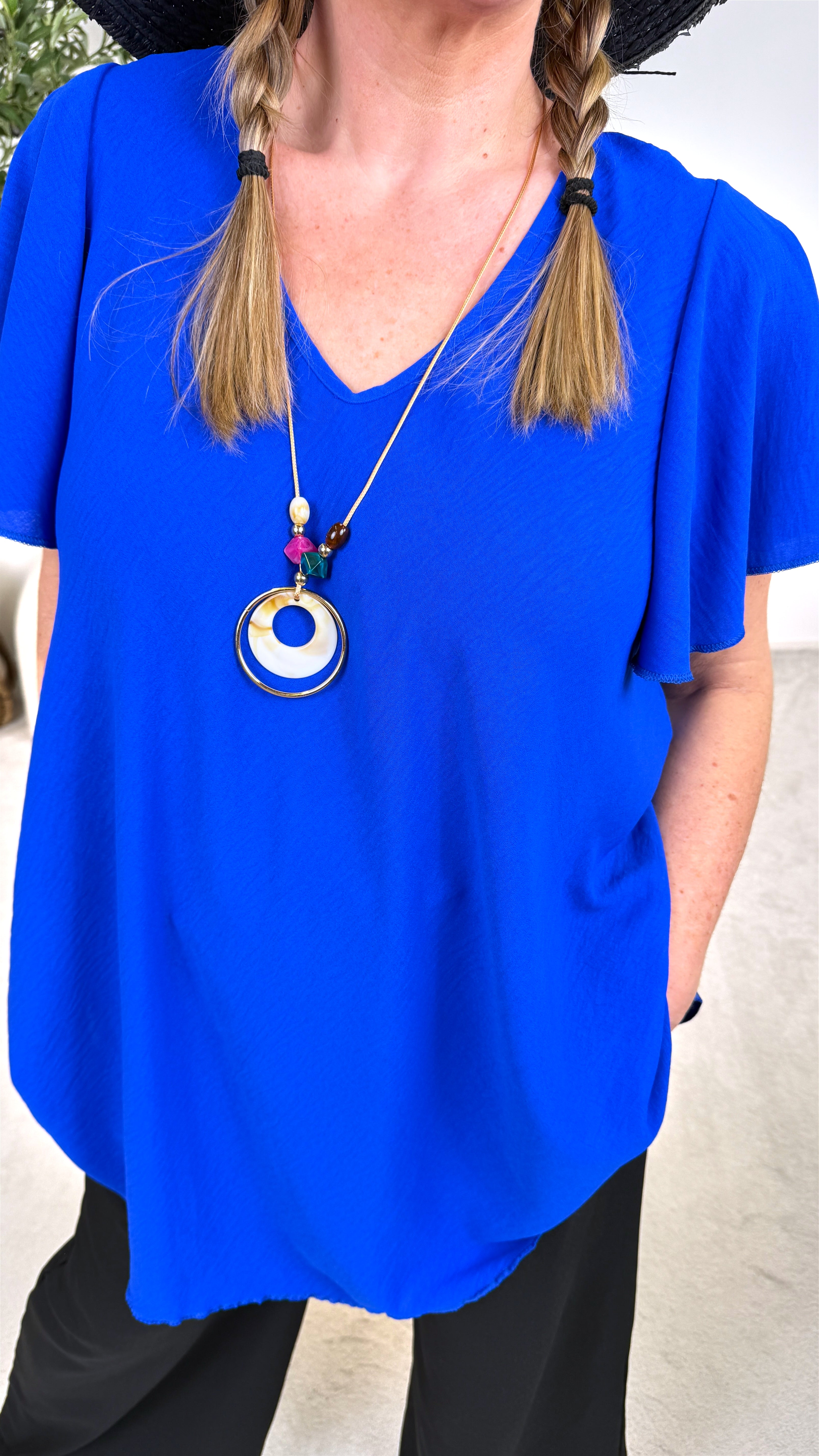 Blusenshirt Amalfi Mood *Royalblau*