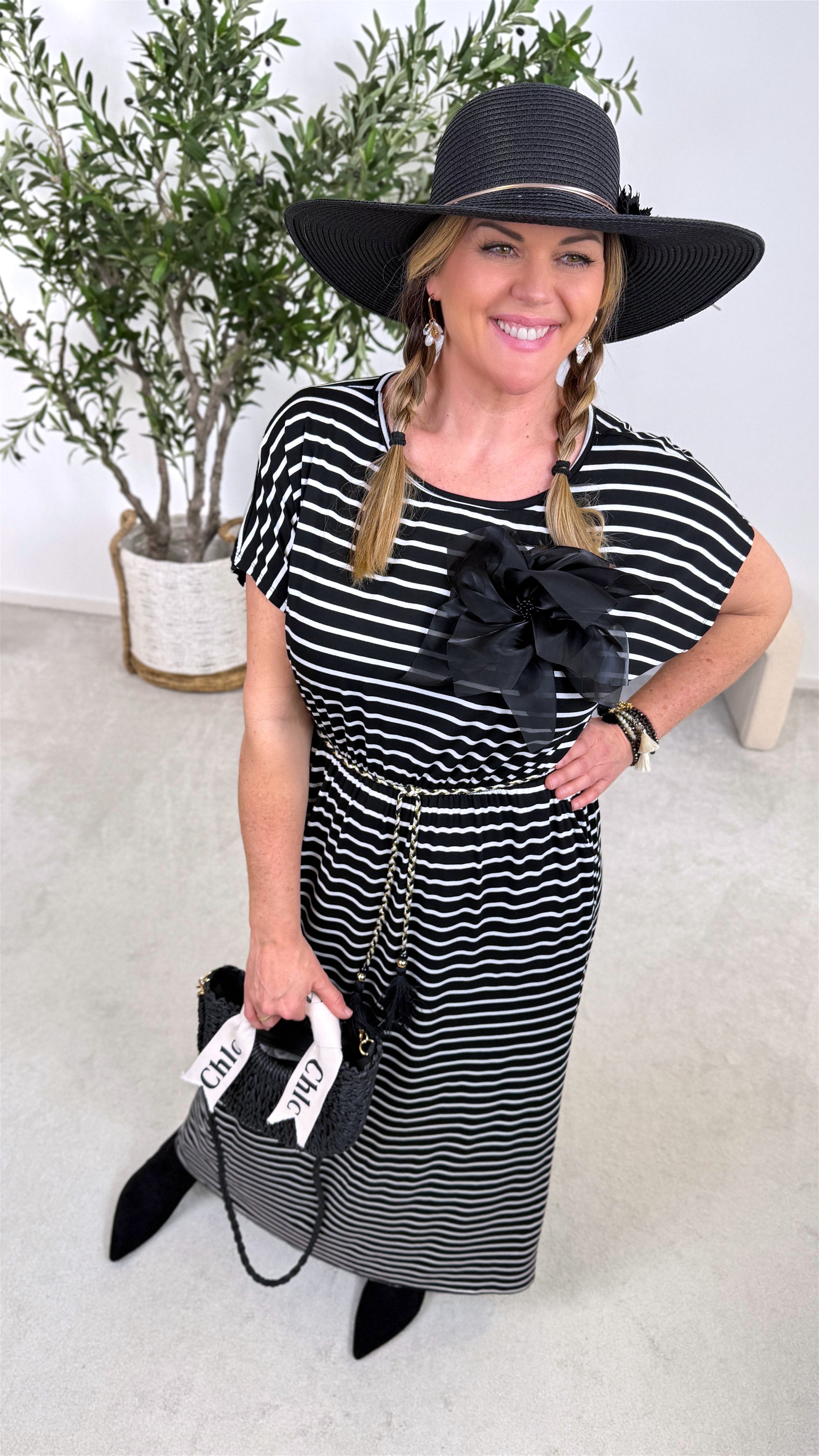 Langes Kleid Coastal Rhythm