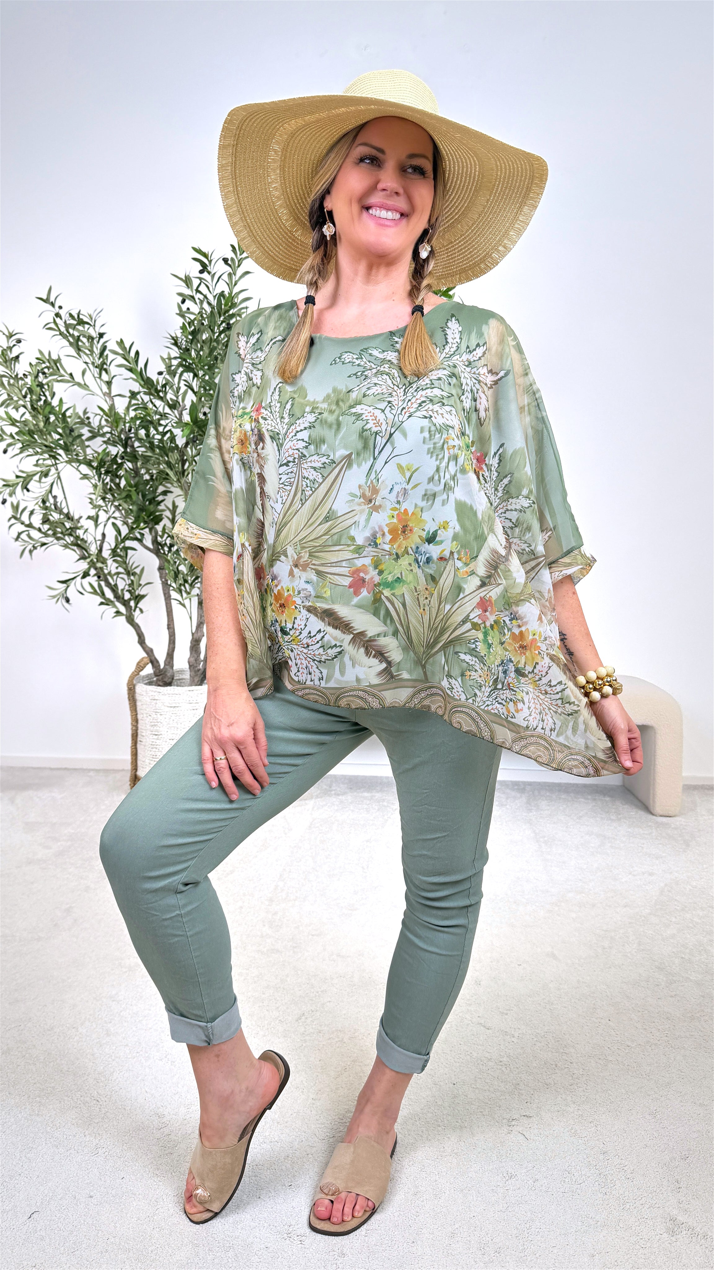 Blusenshirt Serenity *Khaki*