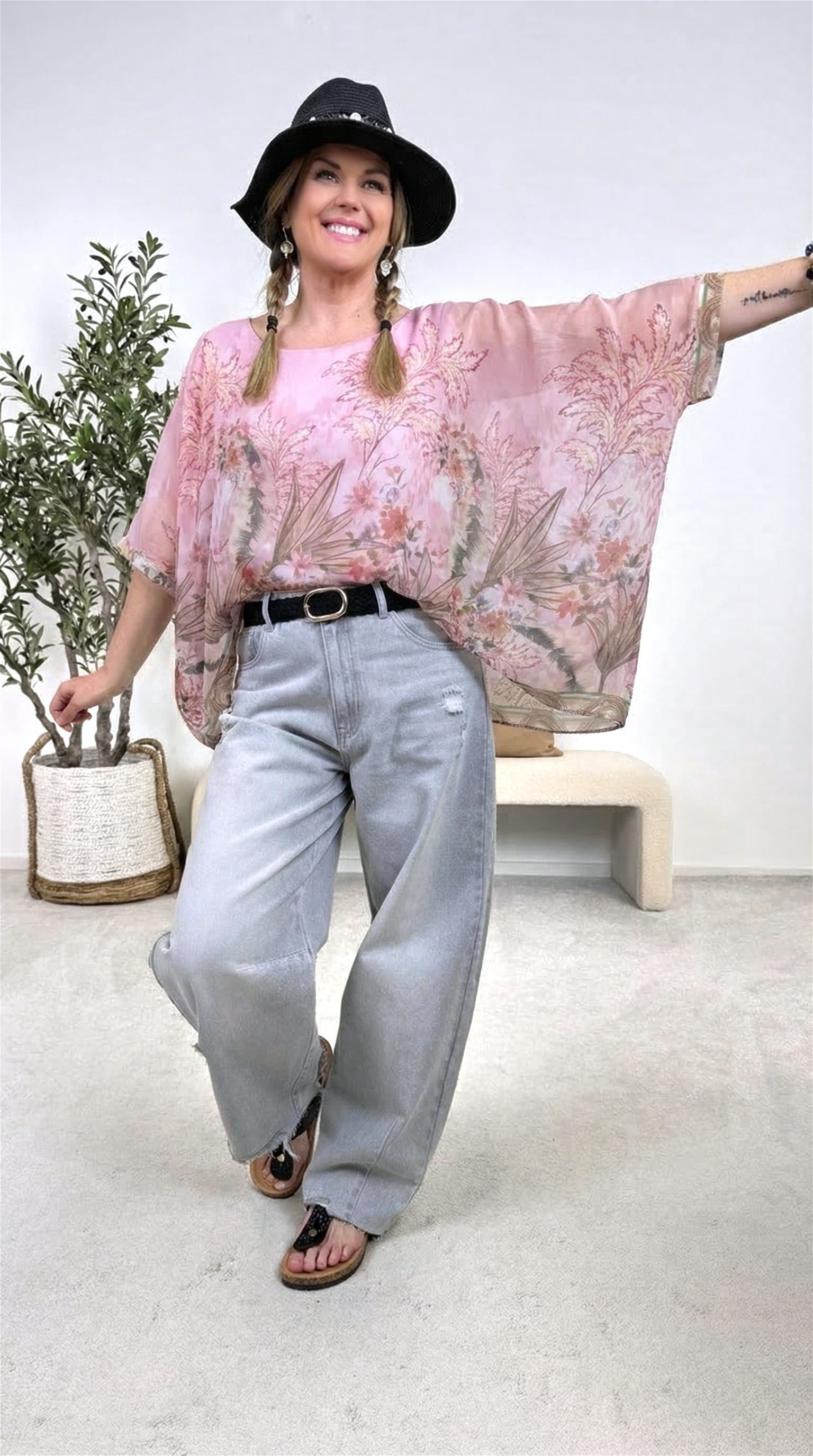 Blusenshirt Serenity *Rosa*