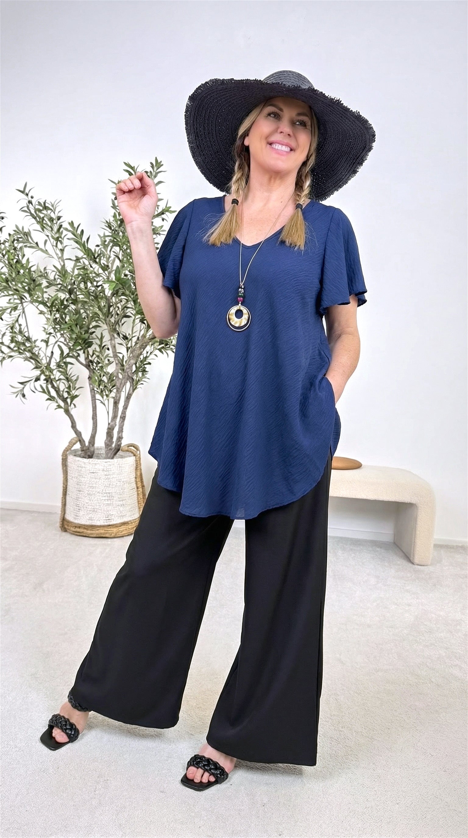 Blusenshirt Amalfi Mood *Dunkelblau*