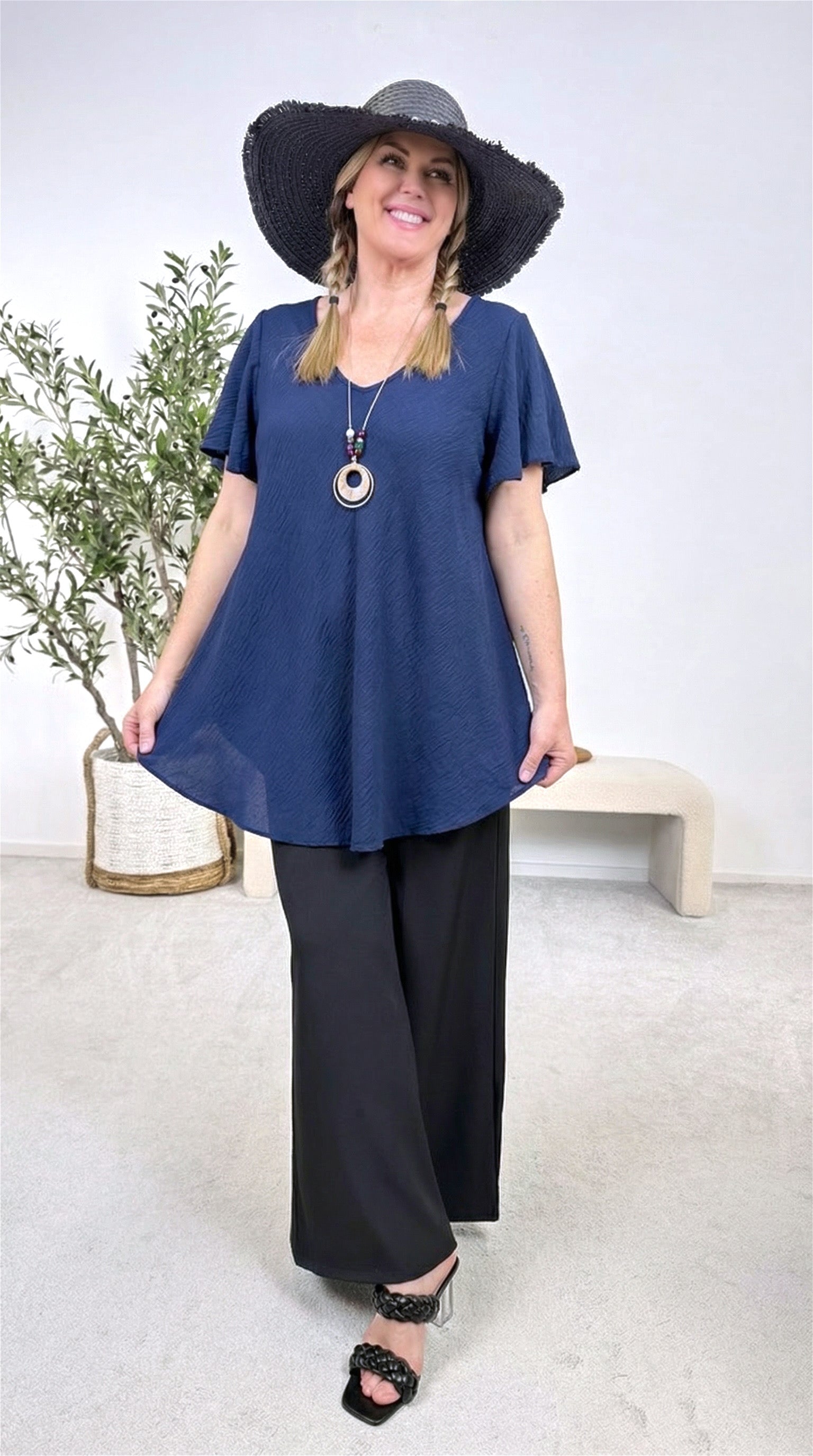 Blusenshirt Amalfi Mood *Dunkelblau*