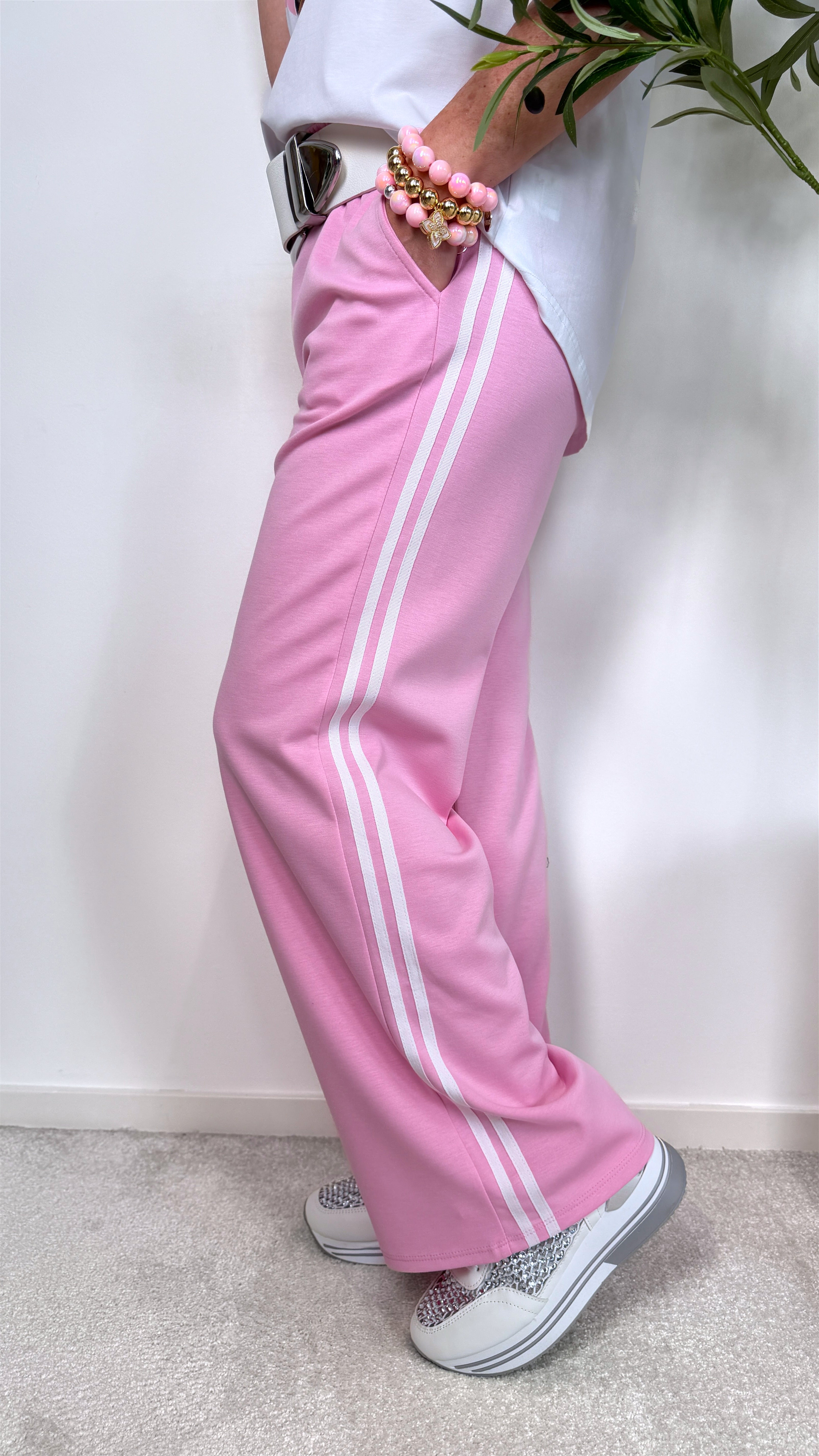 Sweathose Miami Energy *Rosa/Weiß*