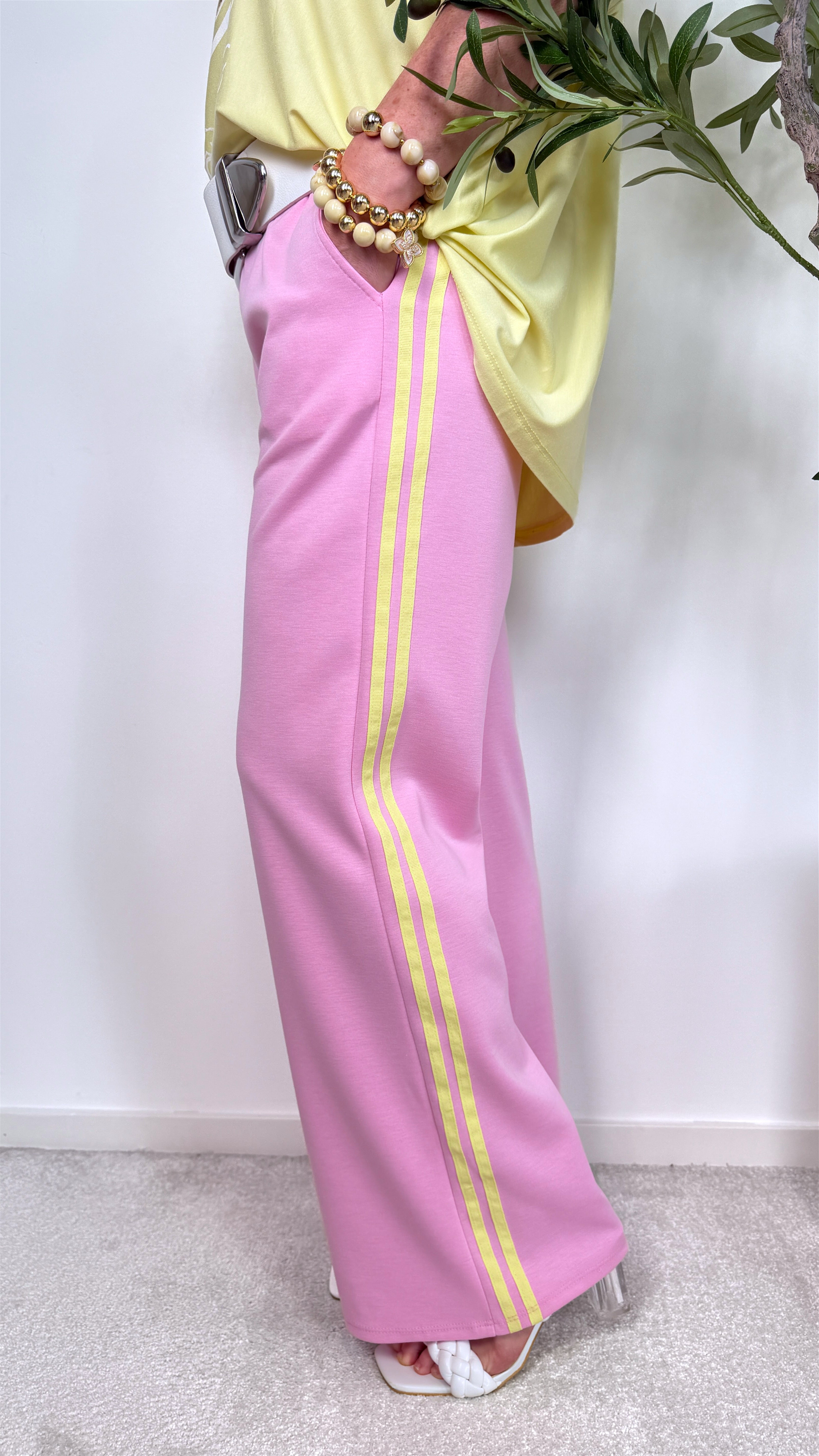 Sweathose Miami Energy *Rosa/Gelb*