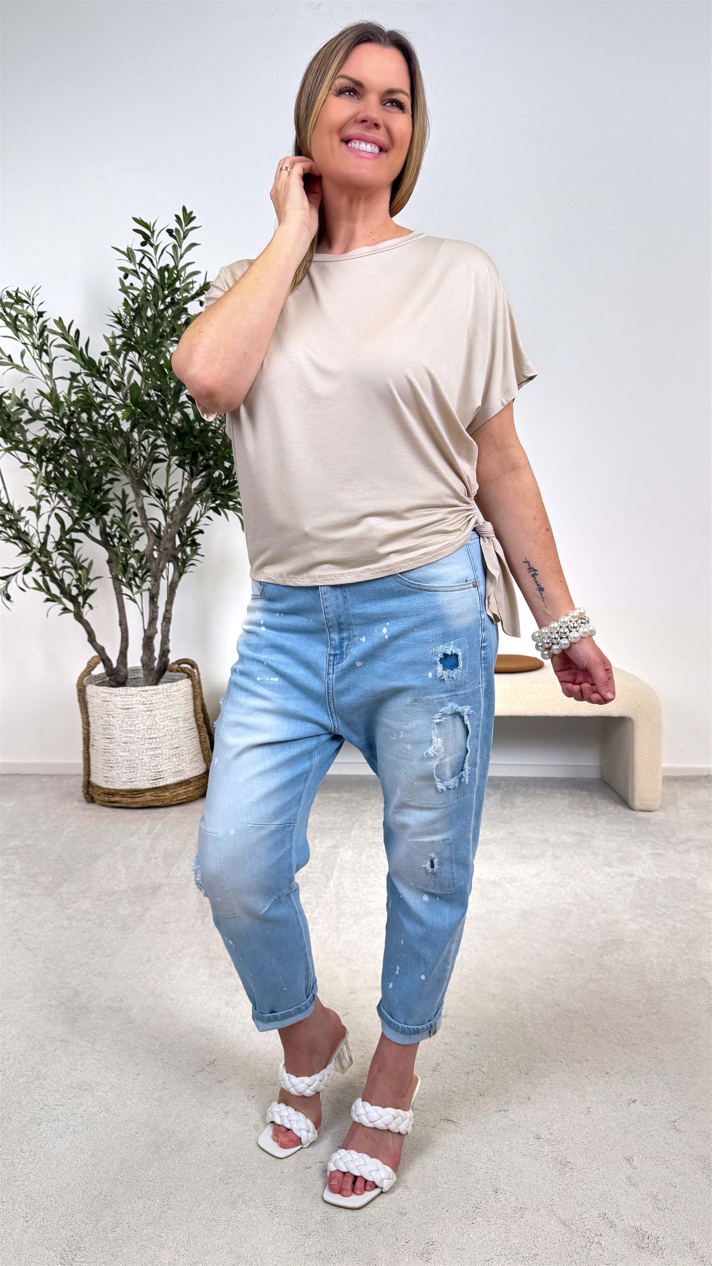 T-Shirt Princess Twist *Beige*