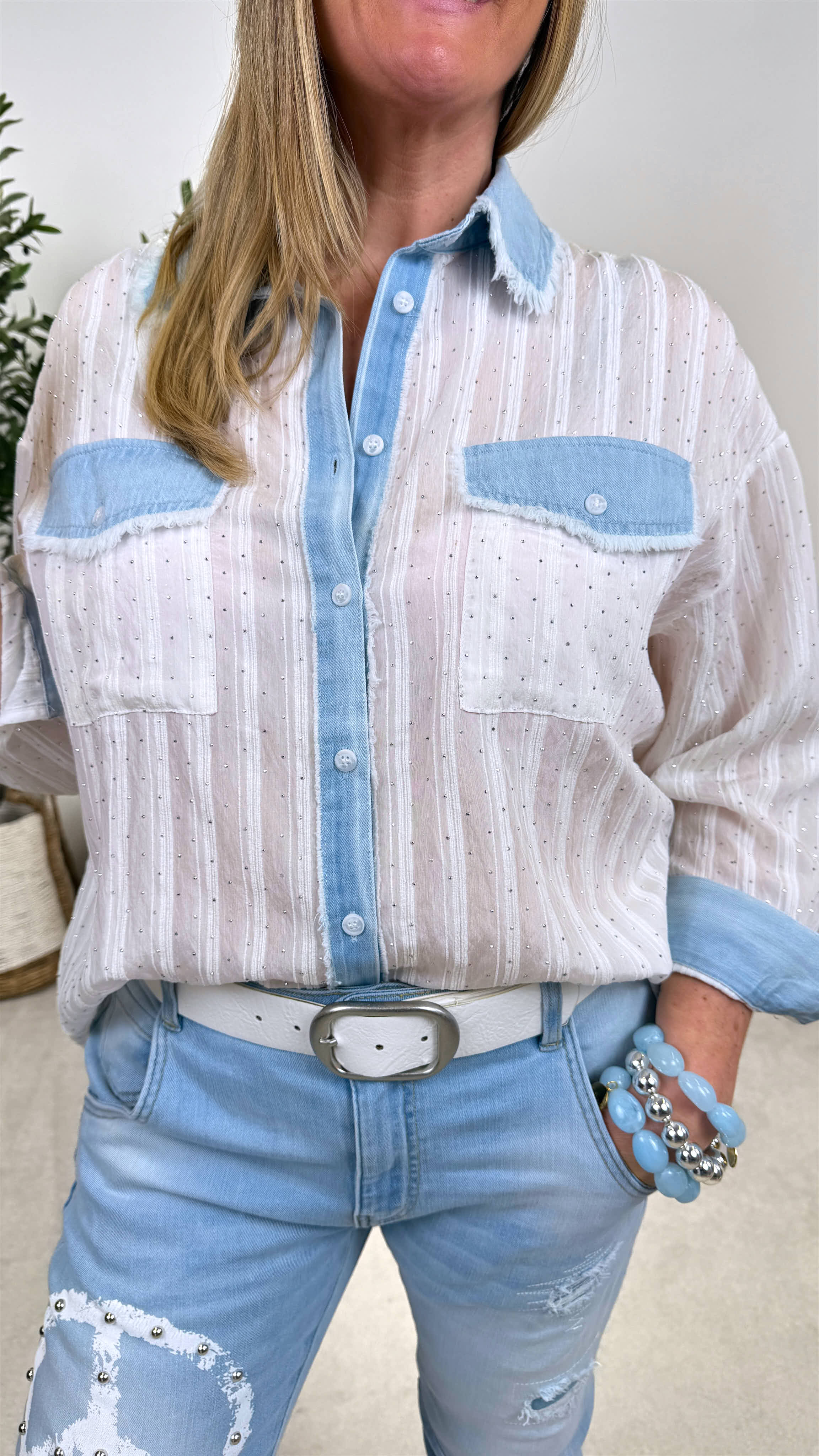 Bluse Saint Lumiére