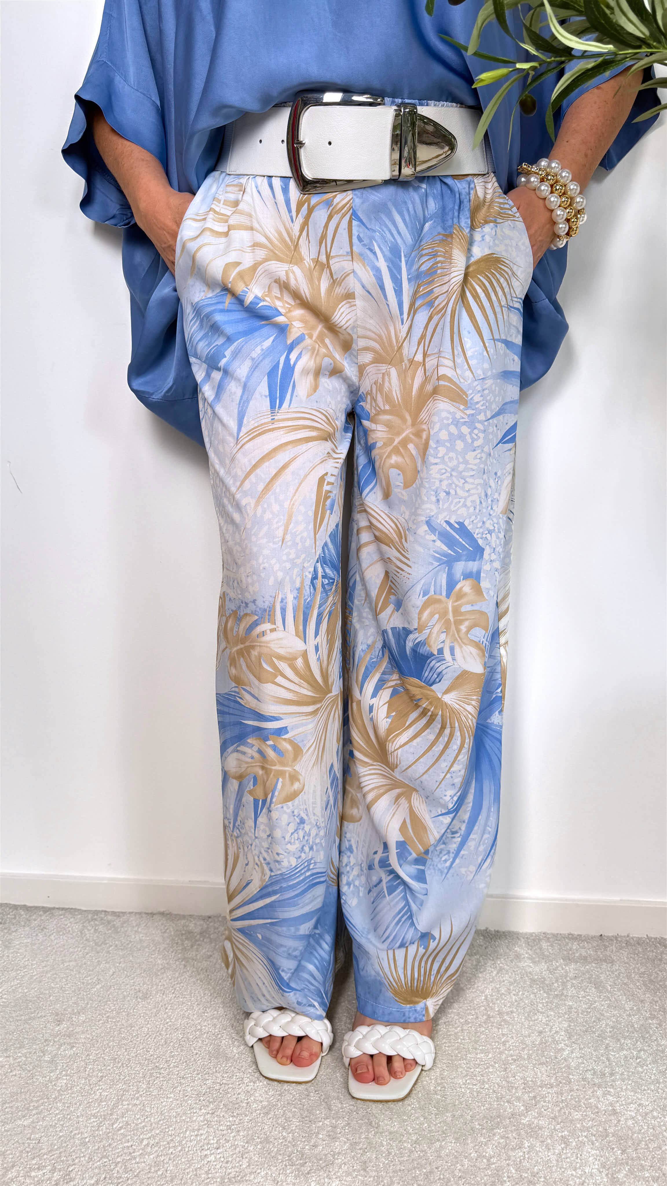 Culotte Hose Flora Luce *Blau*