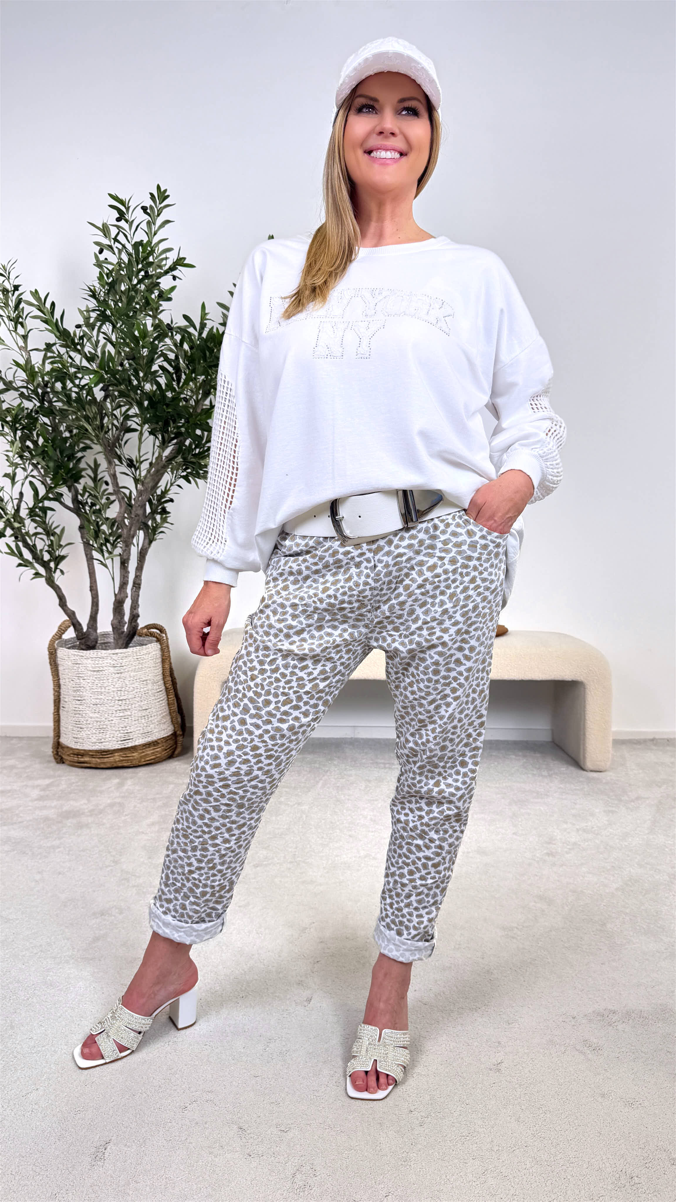 Jogpants Casual Safari *Weiß*