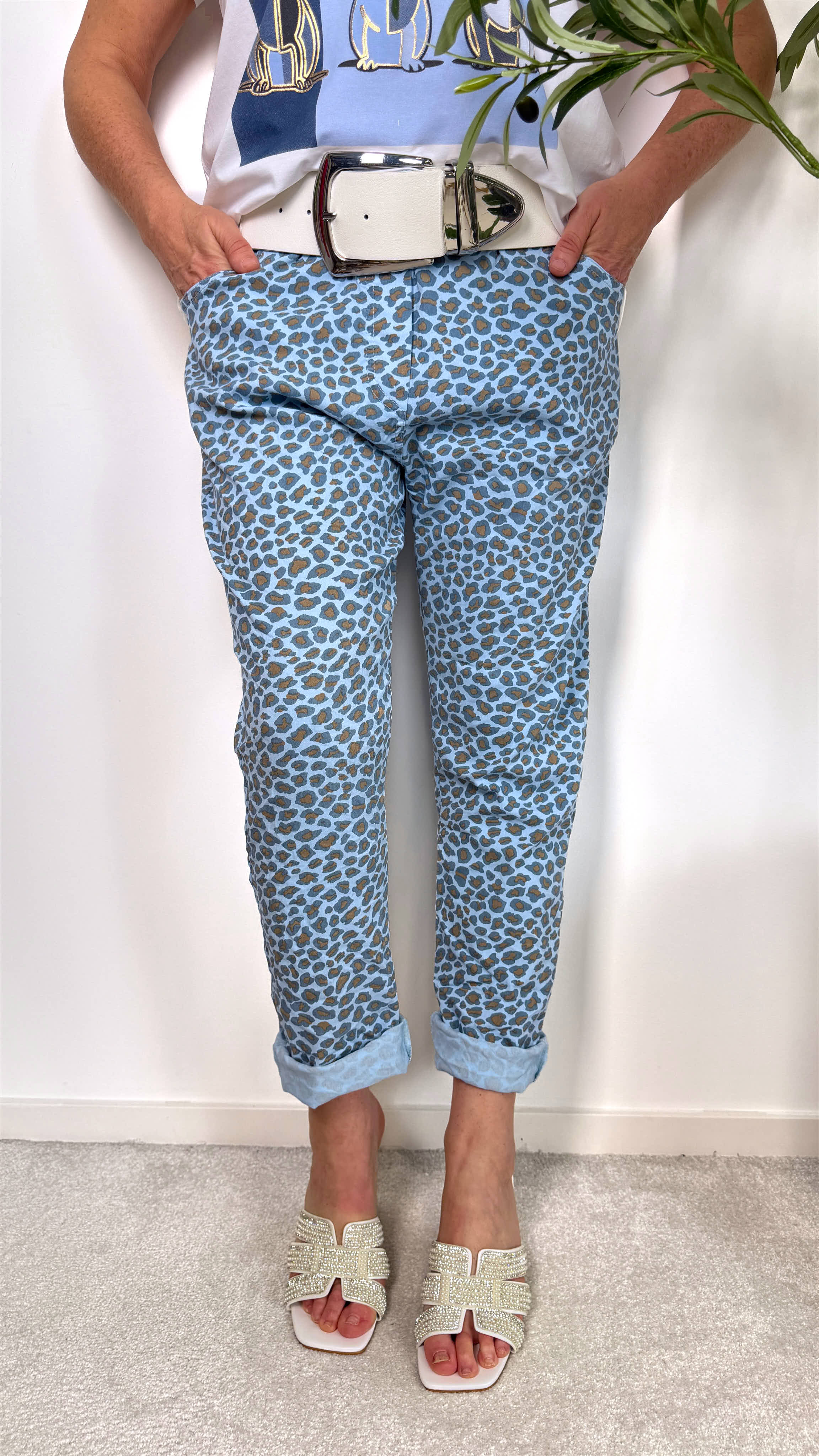 Jogpants Casual Safari *Blau*