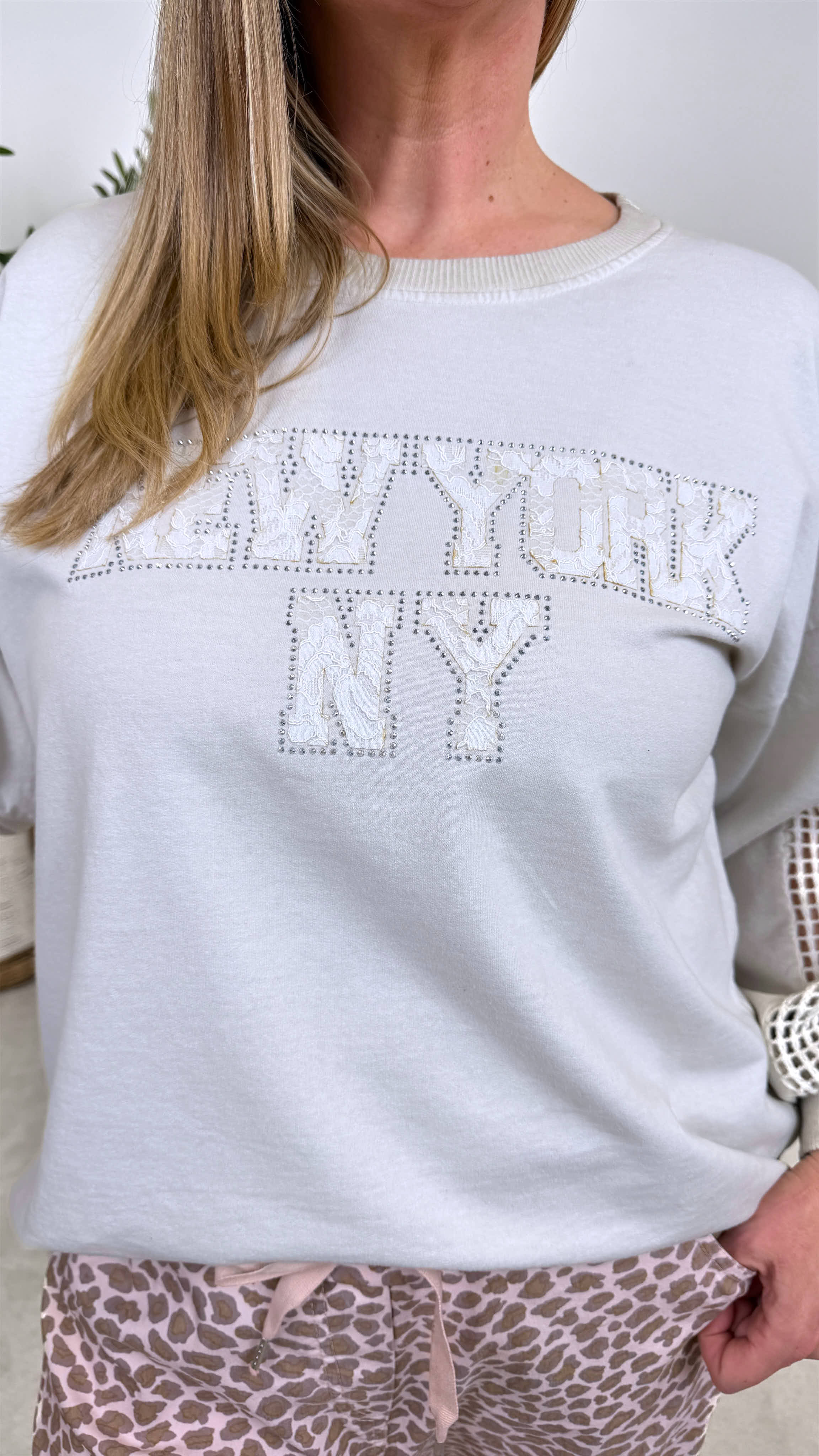 Sweatshirt NY City *Beige*