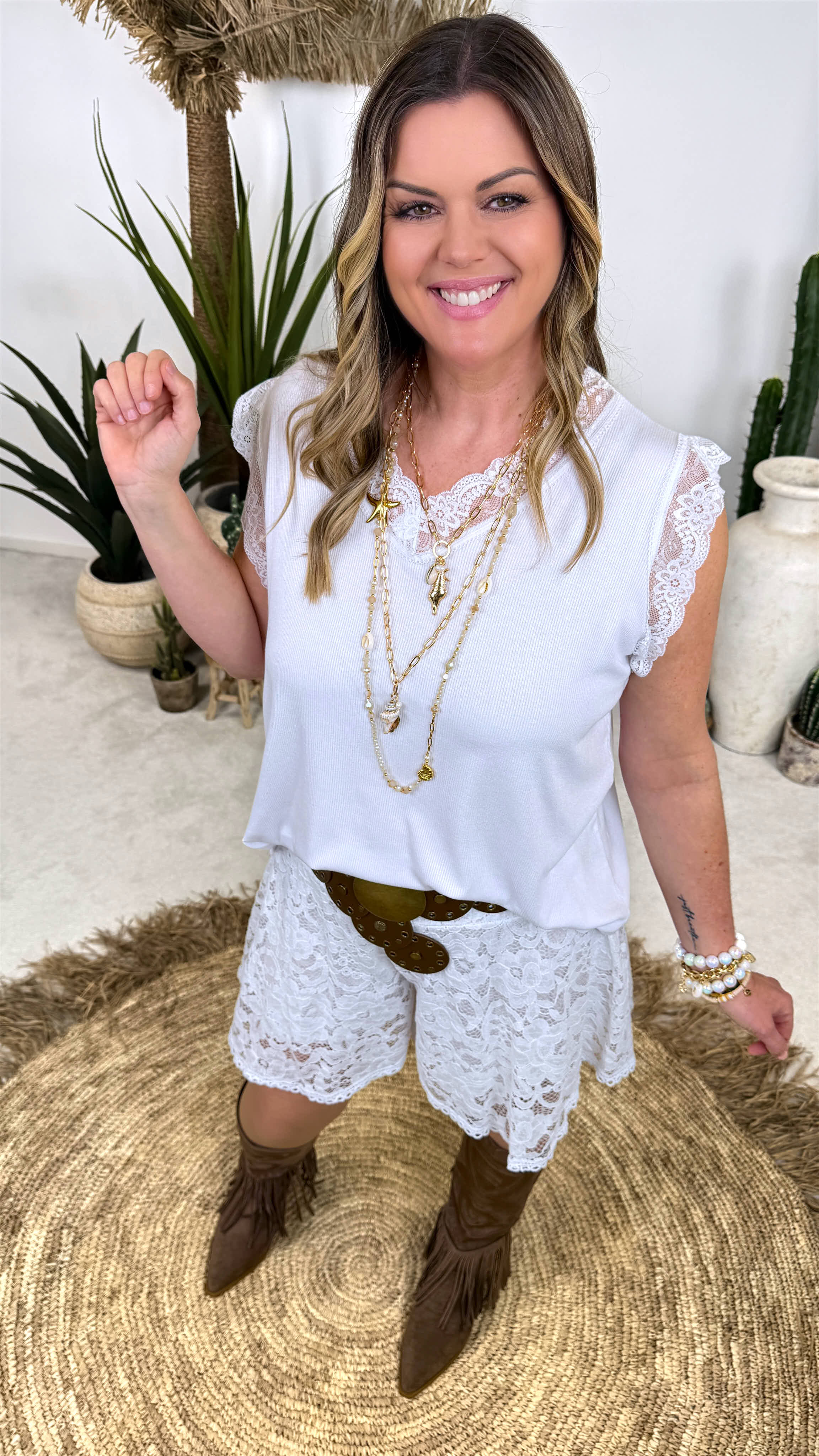 Top Lace Emotion *Weiß*