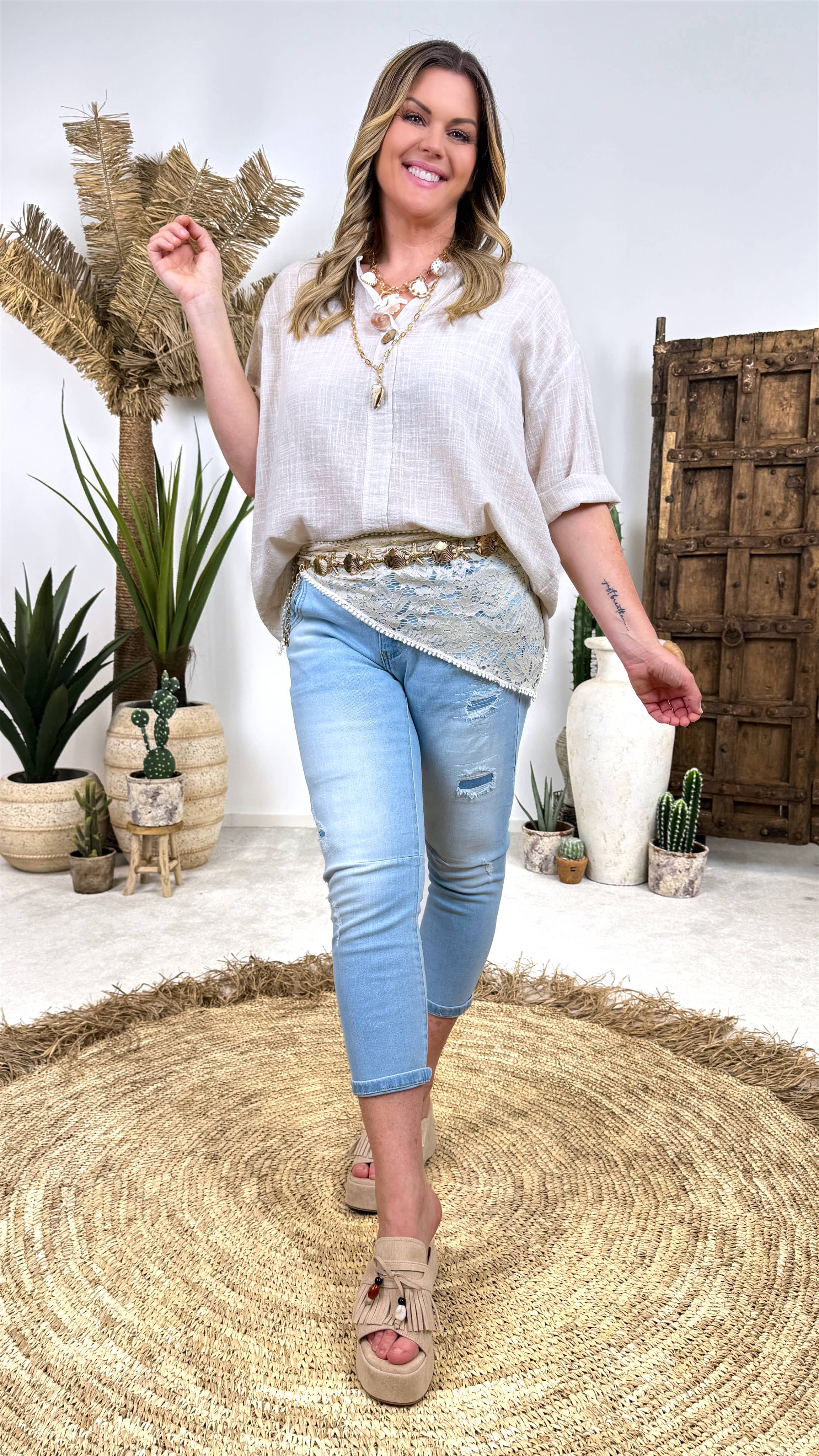 Bluse Wild Serenity *Beige*
