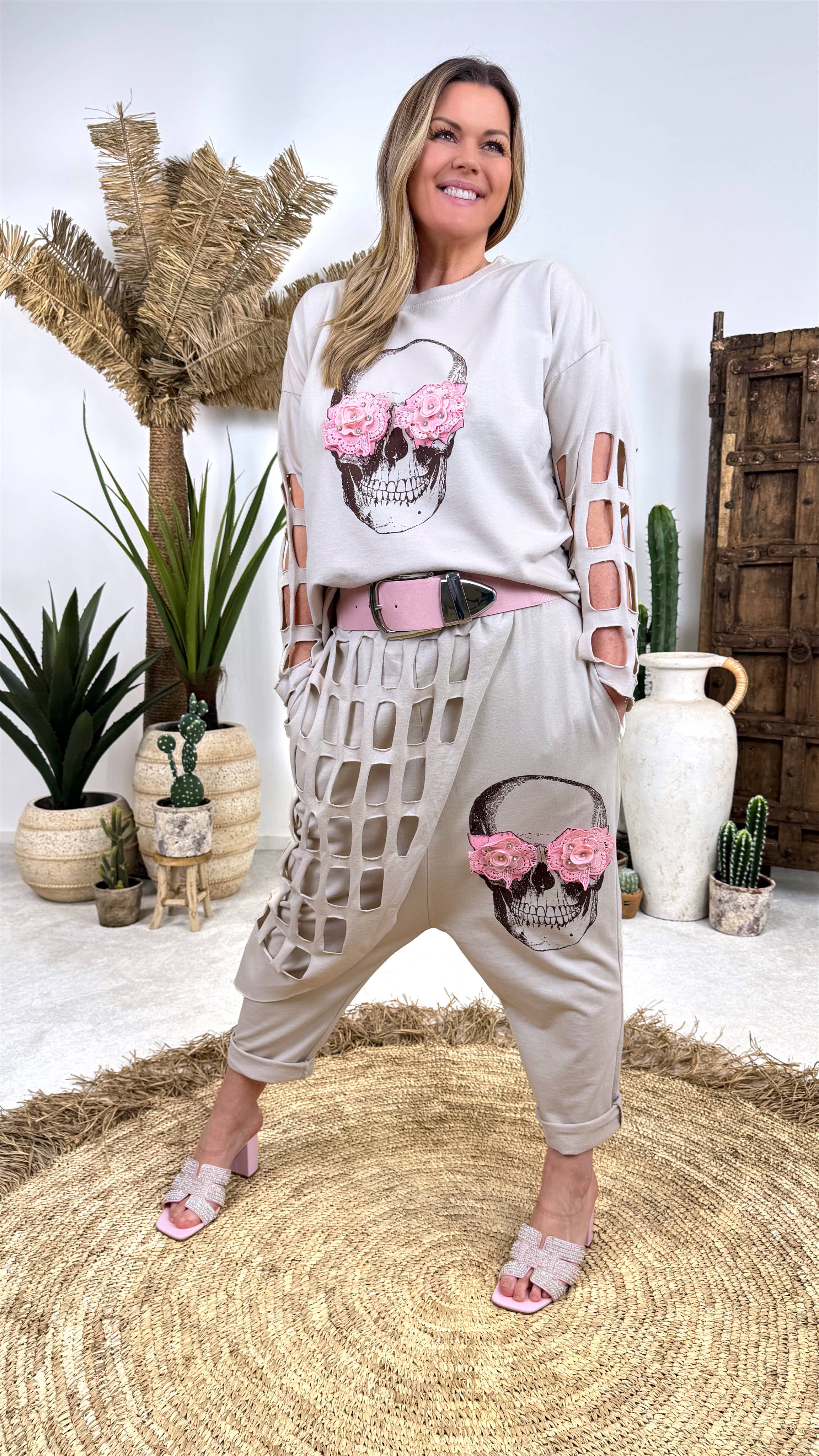 Baggy Hose Sunshine Rebel *Beige*