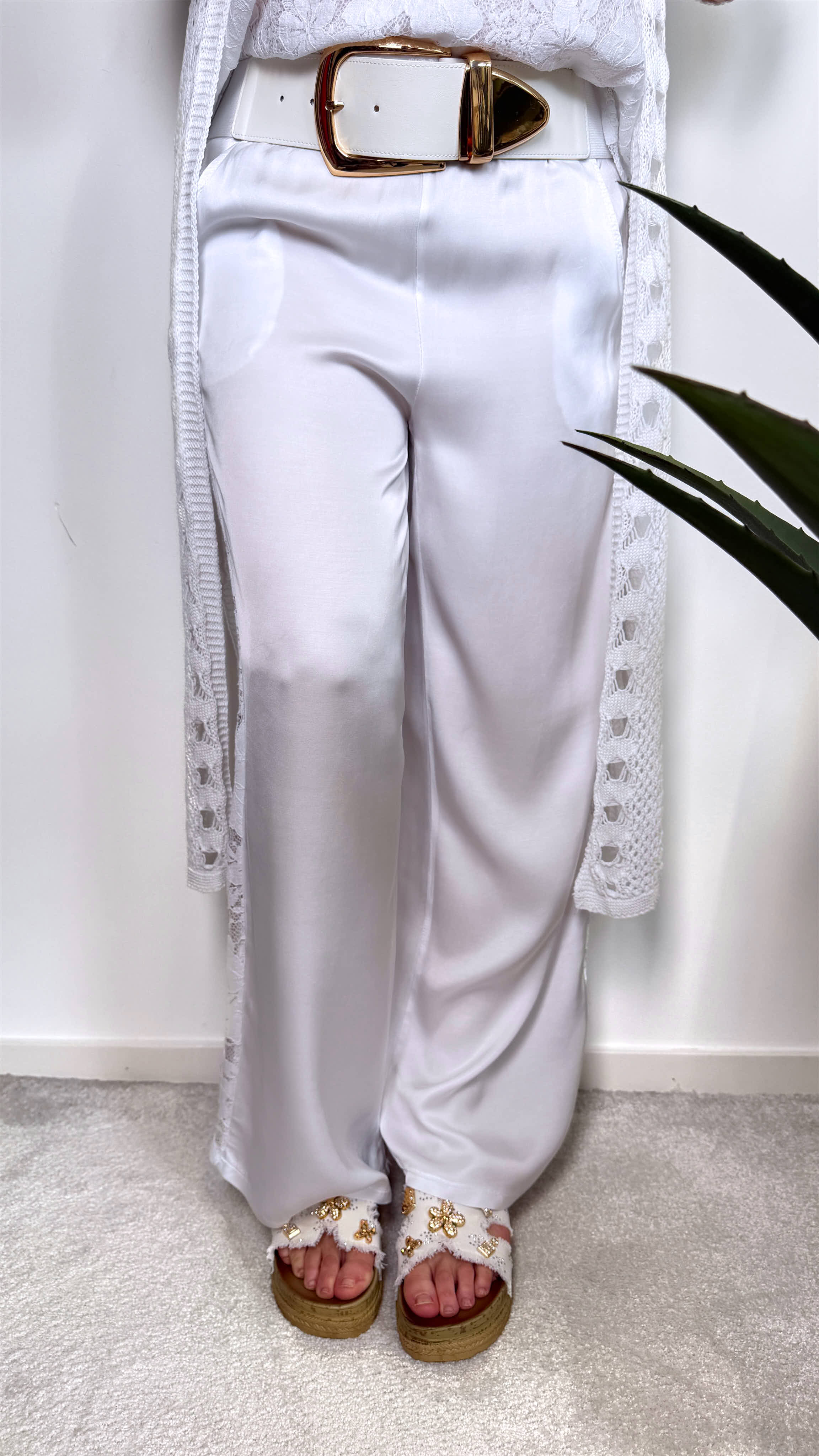 Seiden-Culotte Hose Pure Summer *Weiß*