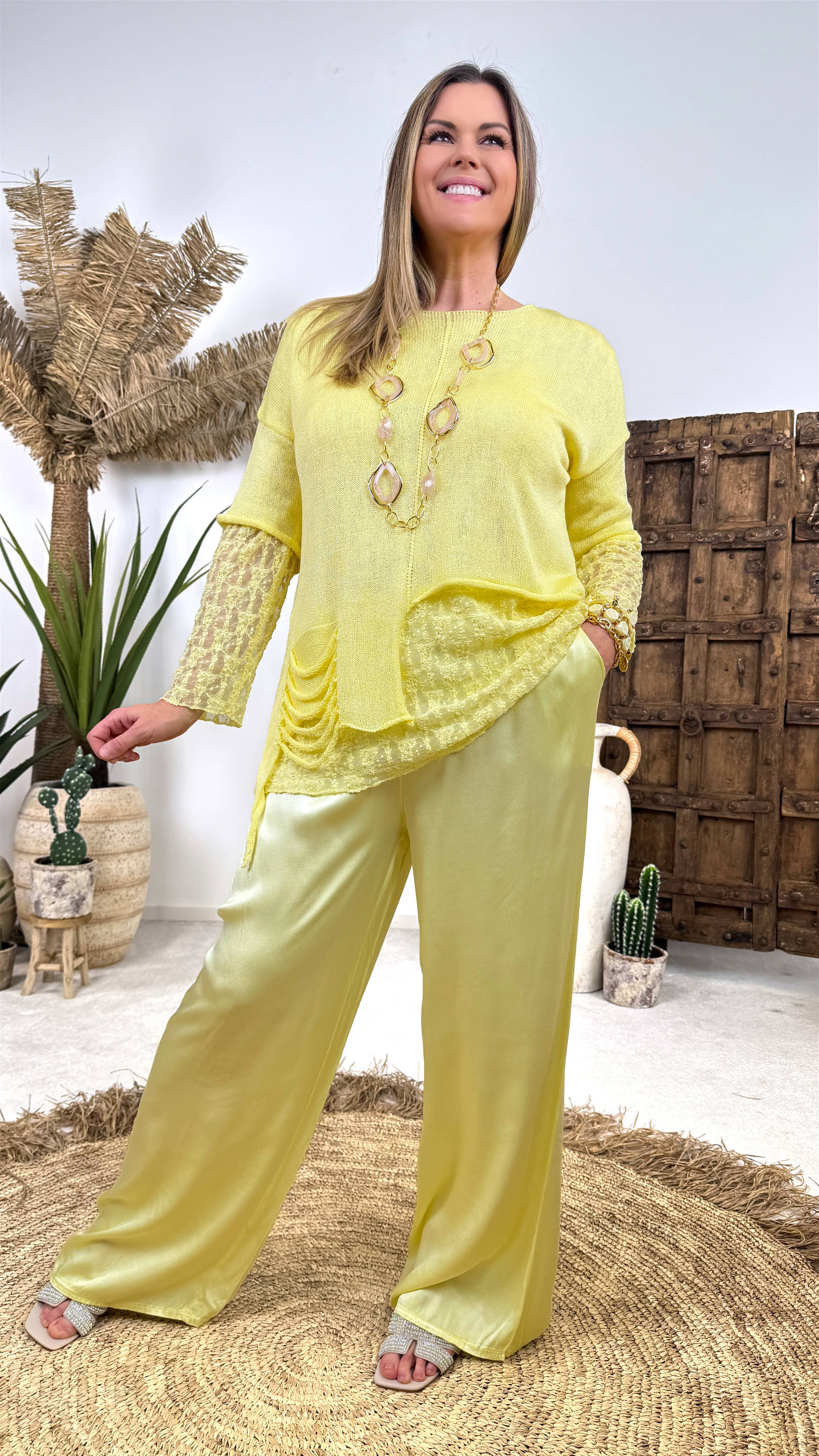 Culotte Hose Tulum Touch *Gelb*