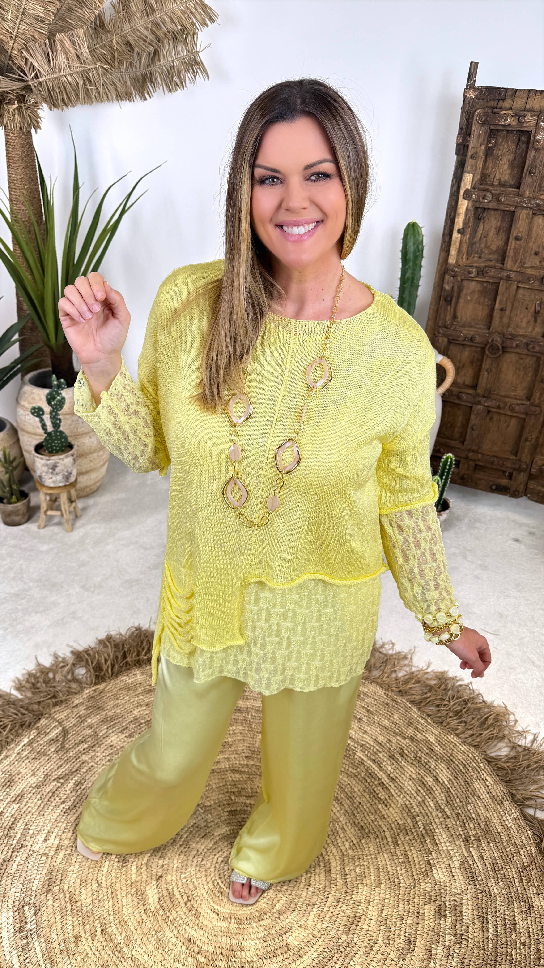 Pullover Daily Rebel *Gelb*