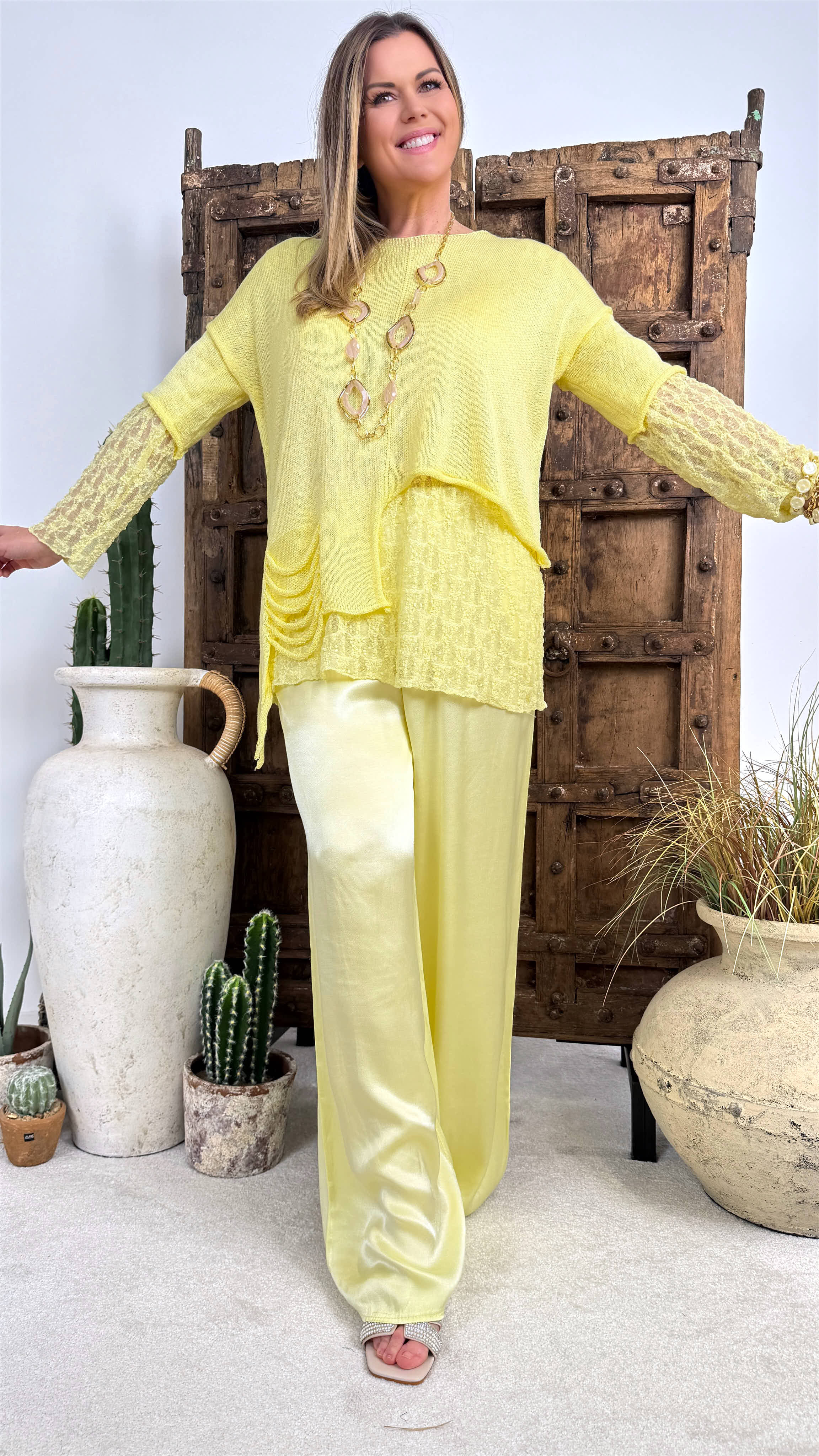 Pullover Daily Rebel *Gelb*